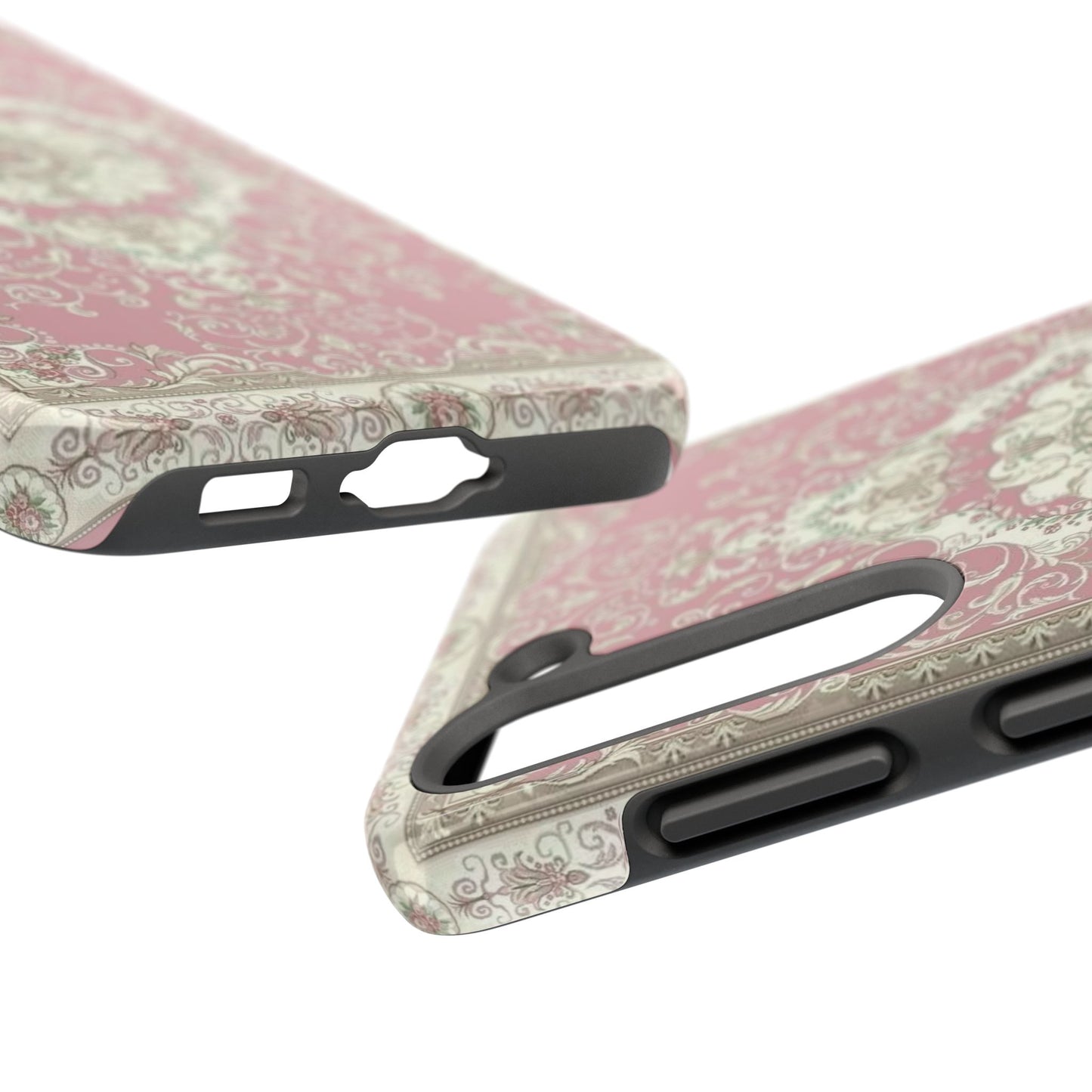 Elegant Floral Tough Phone Cases, Stylish Phone Covers, Durable Tech Accessories, Decorative Phone Protection, Trendy Gift for Her