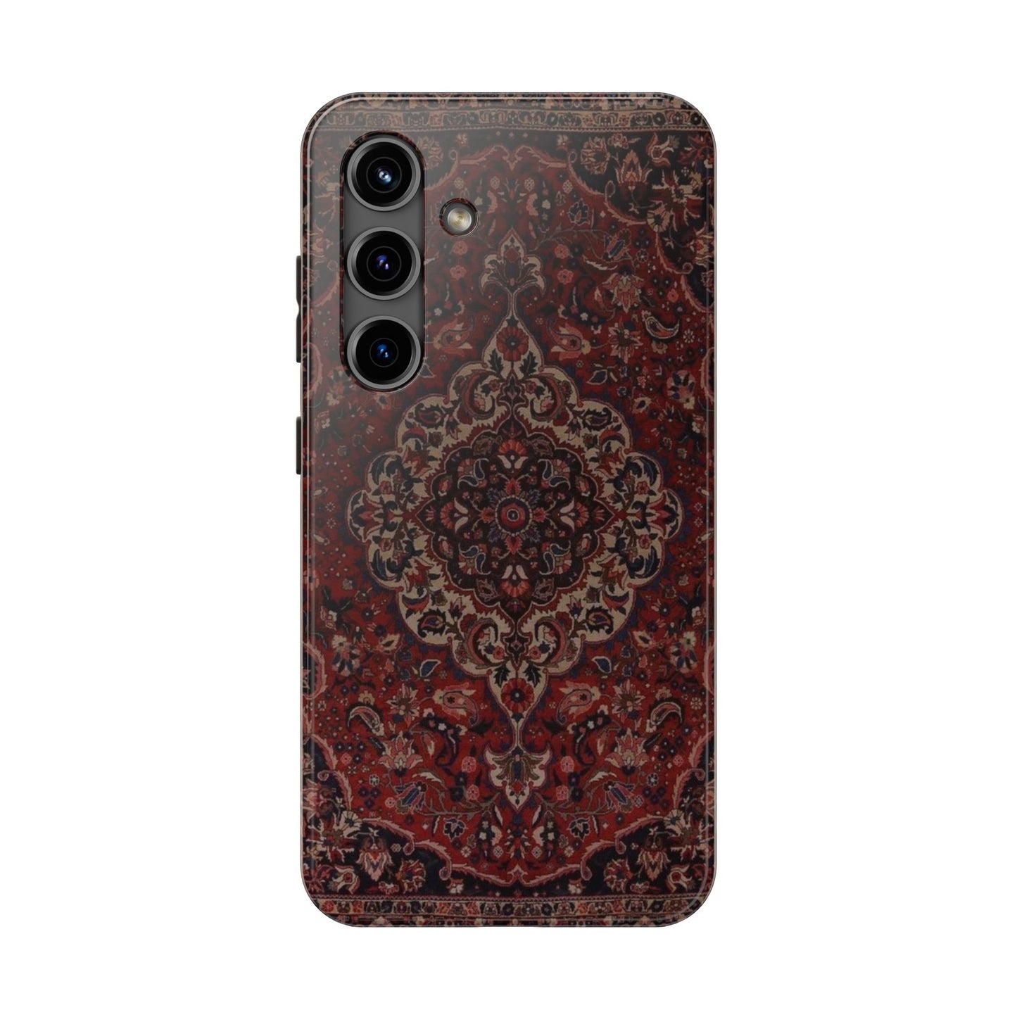Bohemian Rug Pattern Tough Phone Case, Boho Chic Accessory, Stylish Phone Protection, Unique Gift Idea, Trendy Tech Gear