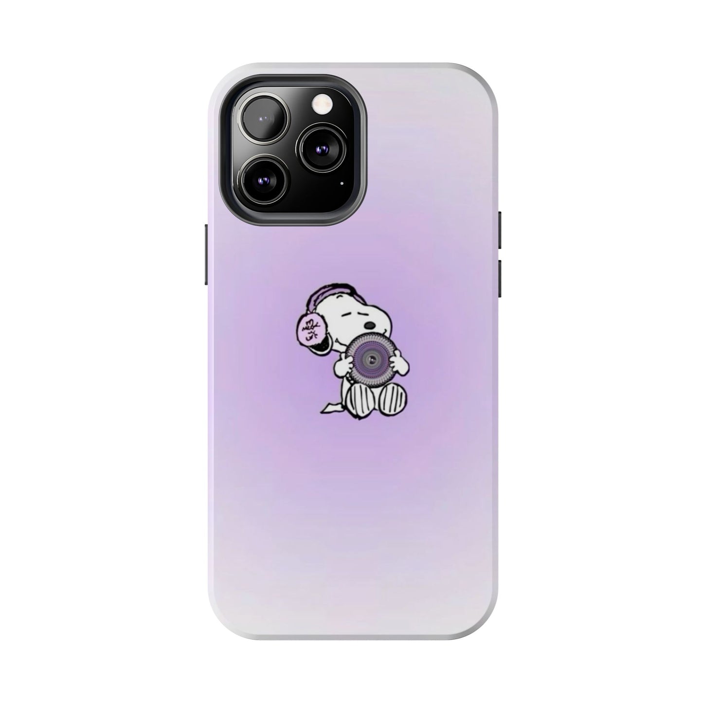 Snoopy Music Lover Phone Case, Cute Tough Phone Case, Gifts for Music Lovers, Cartoon Phone Covers, Vibrant Phone Accessories