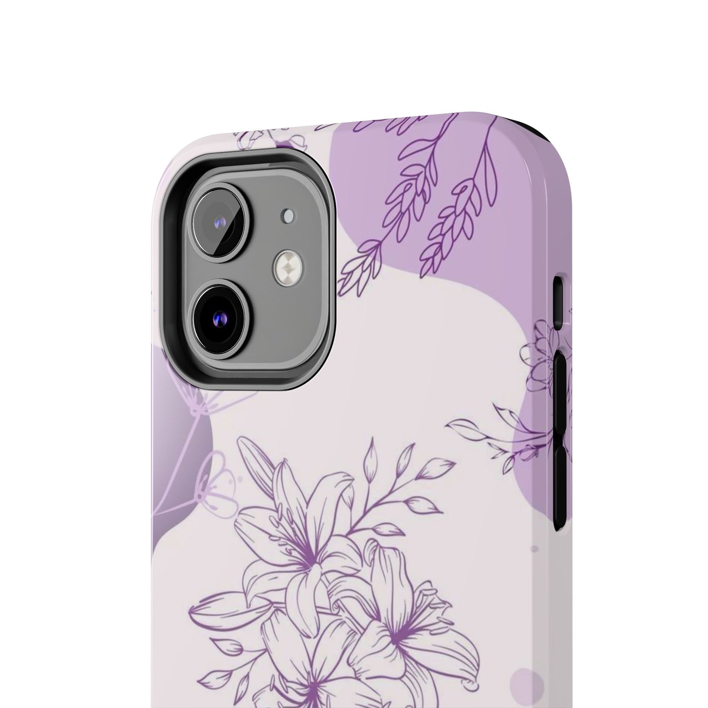 Stylish Floral Tough Phone Cases - Durable Floral Design for Women, Gift for Her, Phone Protection, Nature-Inspired Tech Accessories