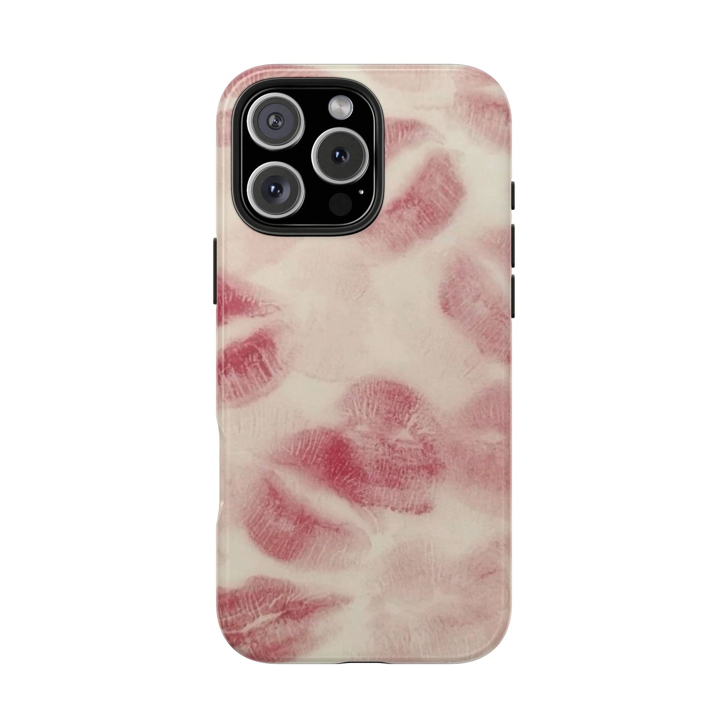 Stylish Kiss Print Phone Cases | Chic Mobile Covers for Trendy Users, Gift for Her, Protective Case, Birthday Present, Valentine's Day