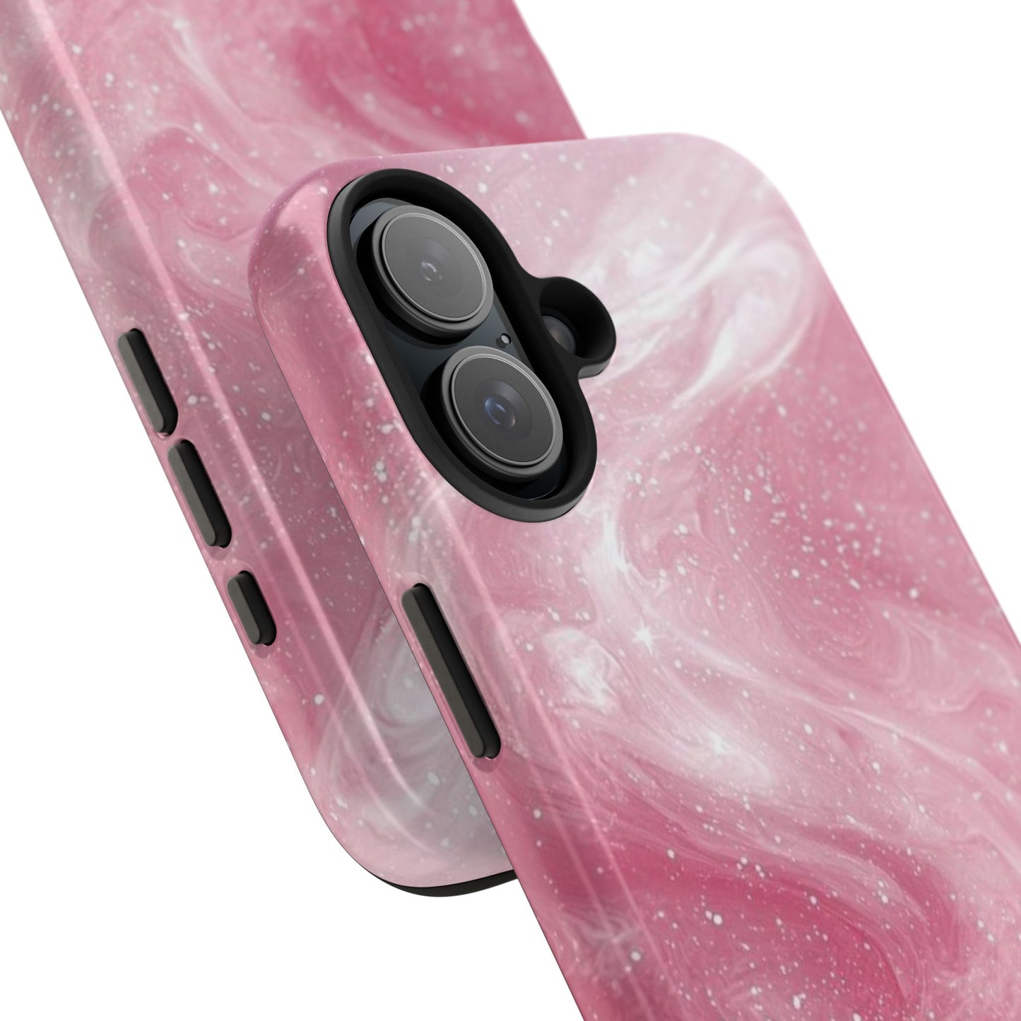 Stylish Tough Phone Cases - Pink Marble Design, Phone Cover for Women, Durable Protection, Trendy Gift, Birthday Present, Everyday Use