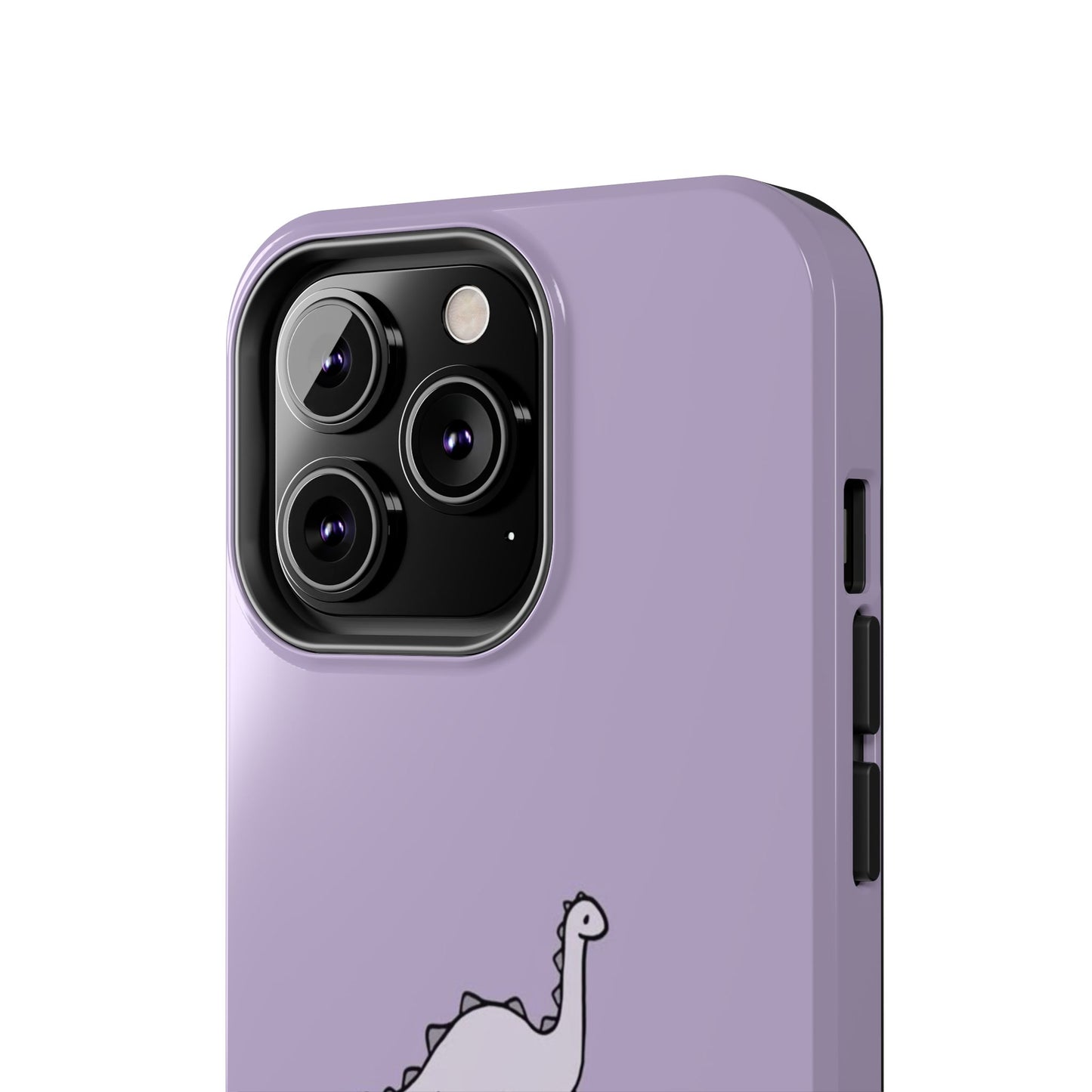 Cute Dinosaur Tough Phone Cases, Kid-Friendly Phone Covers, Dinosaur Gifts for Kids, Purple Phone Accessories, Durable Cases
