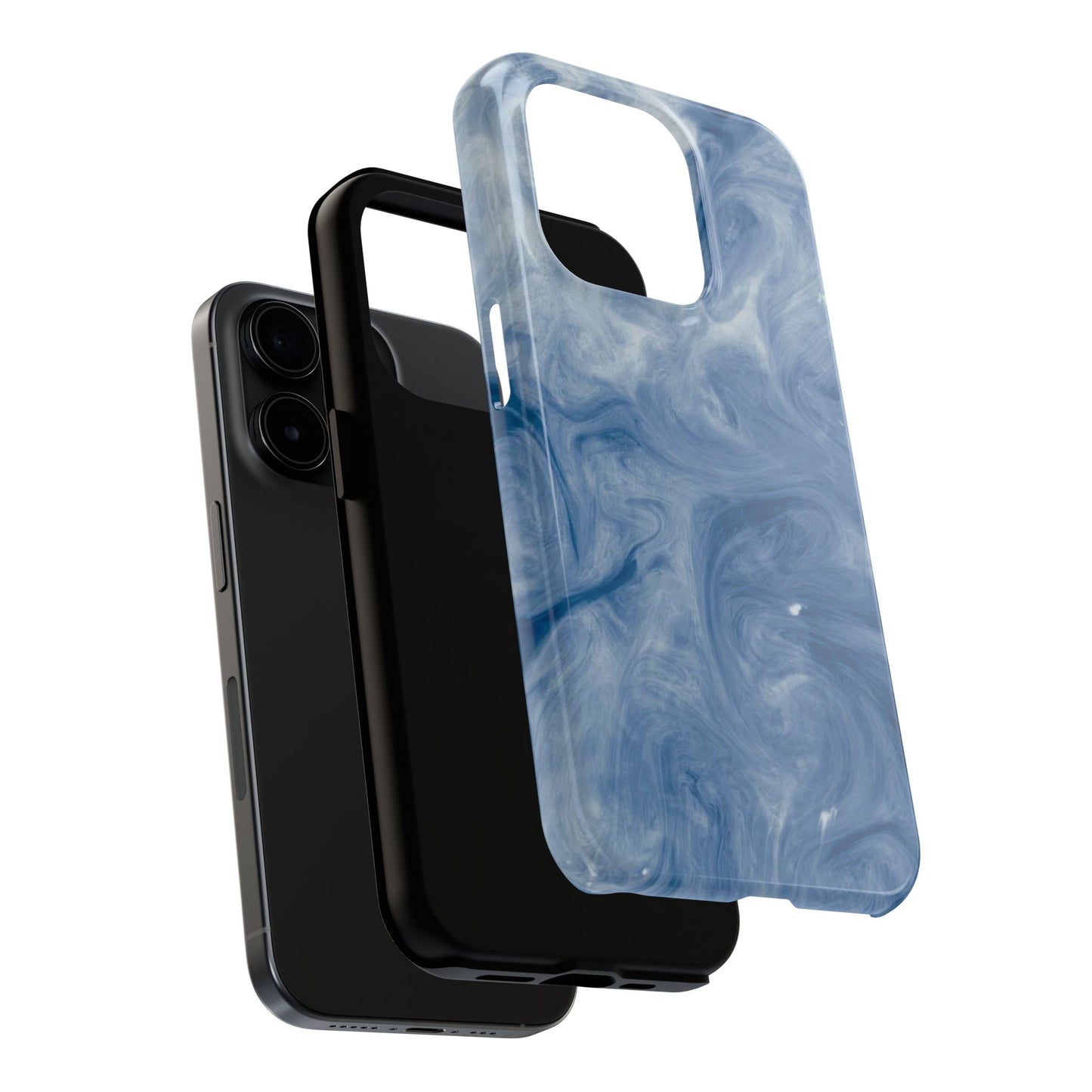 Marble Blue Tough Phone Cases, Phone Protection, Unique Design, Fashion Accessory, Gift for Her, Trendy Smartphone Cover