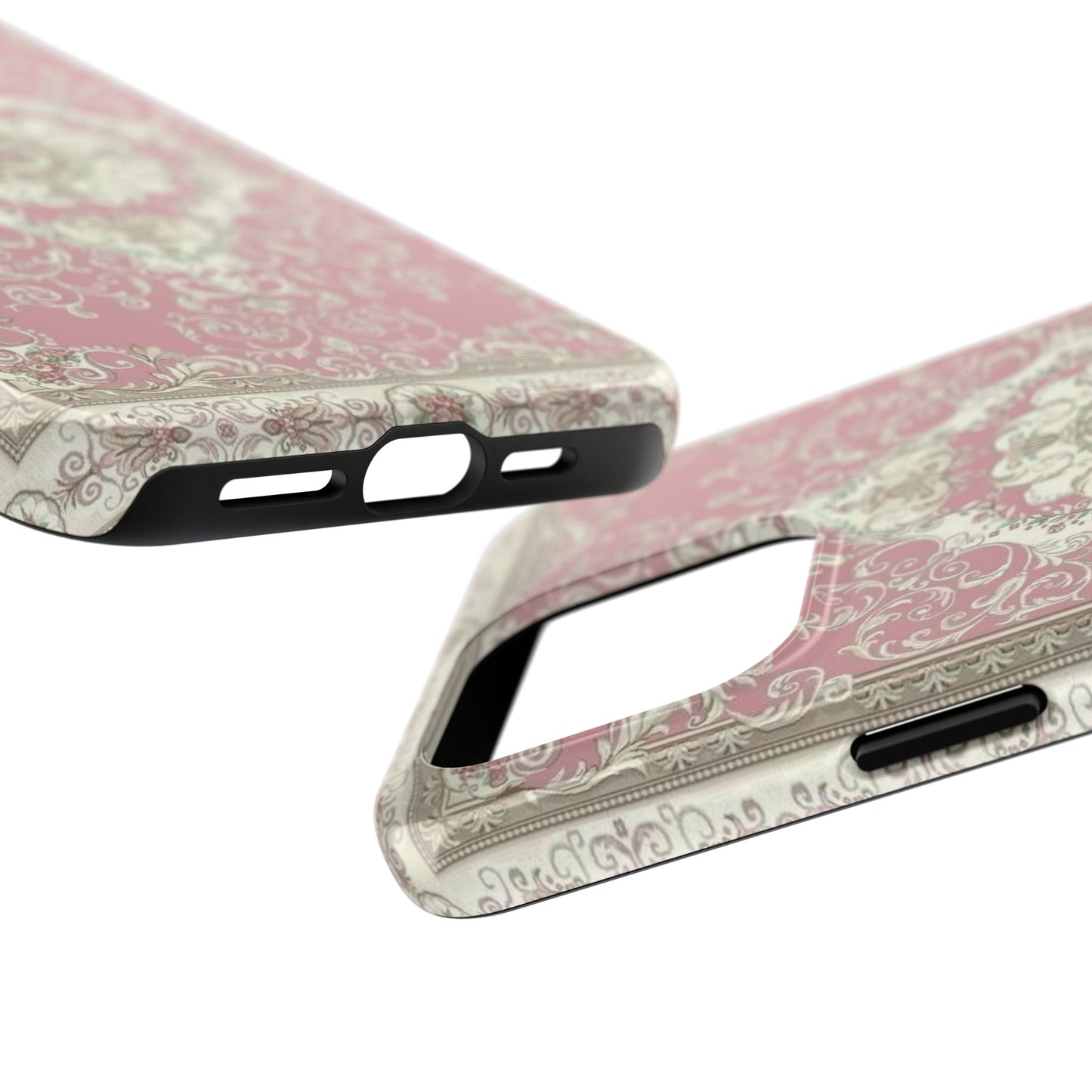 Elegant Floral Tough Phone Cases, Stylish Phone Covers, Durable Tech Accessories, Decorative Phone Protection, Trendy Gift for Her