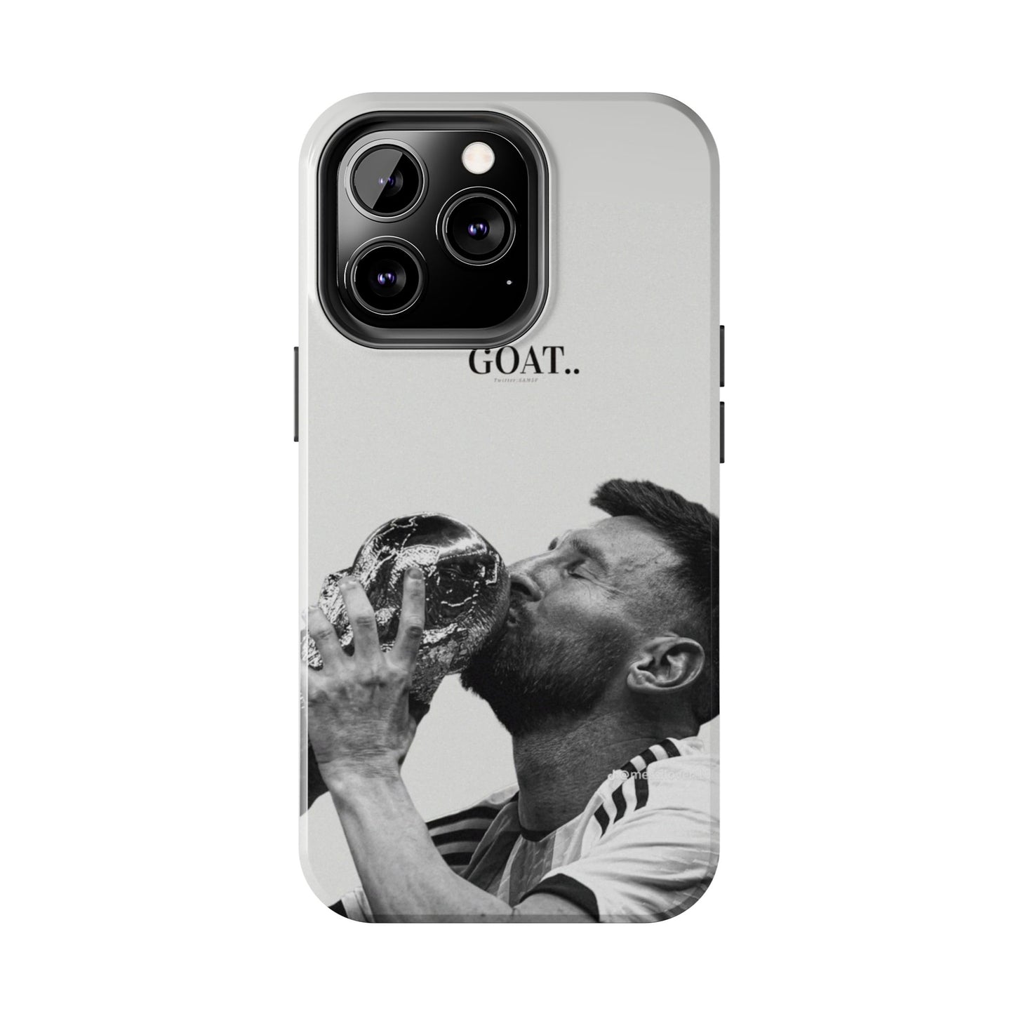 Soccer GOAT Phone Case, Tough Phone Case, Sports Accessory, Gift for Soccer Fans, Mens Birthday Gift, Unique Phone Cover