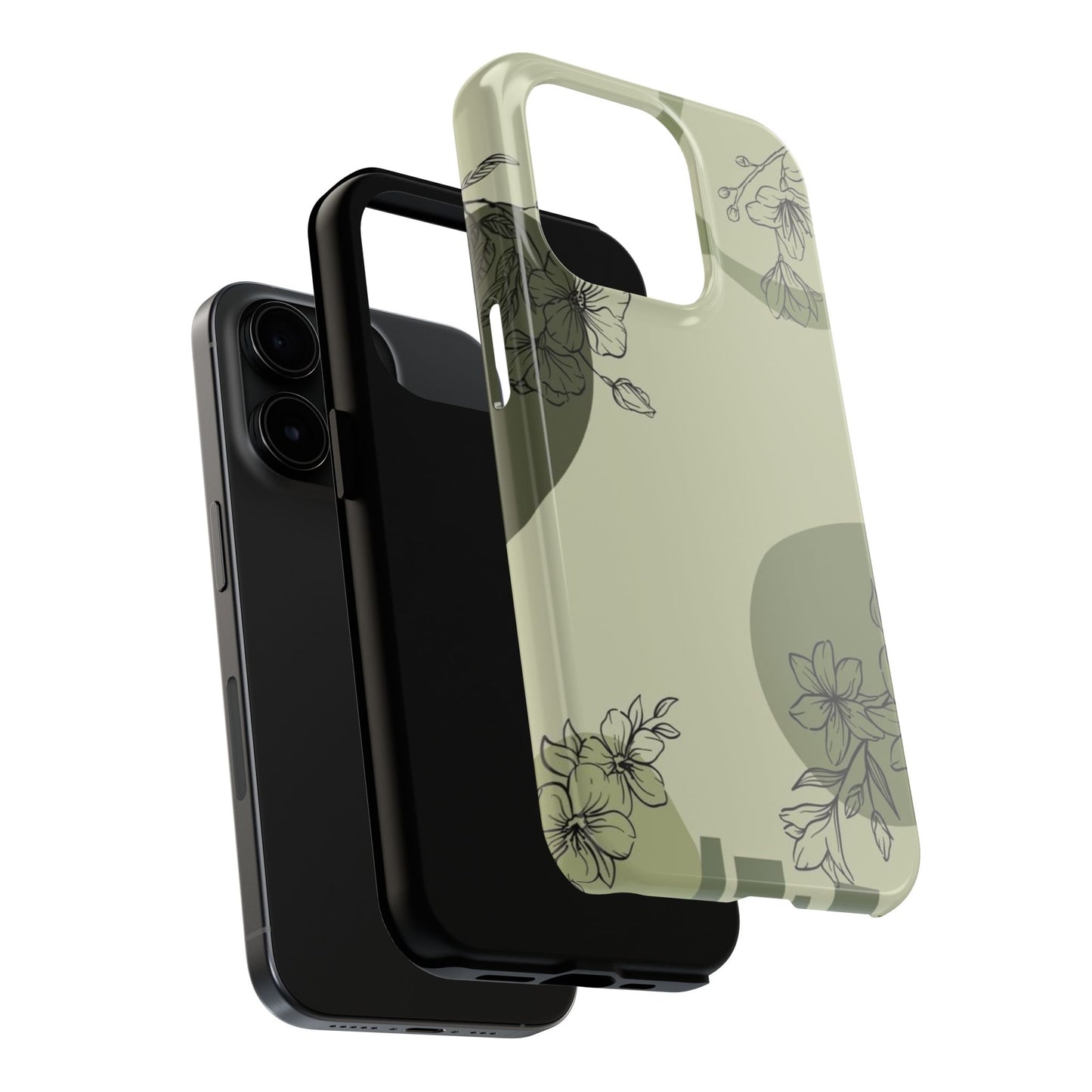 Floral Tough Phone Cases | Stylish Phone Protection | Gift for Her | Eco-friendly Accessories | Trendy Phone Cover