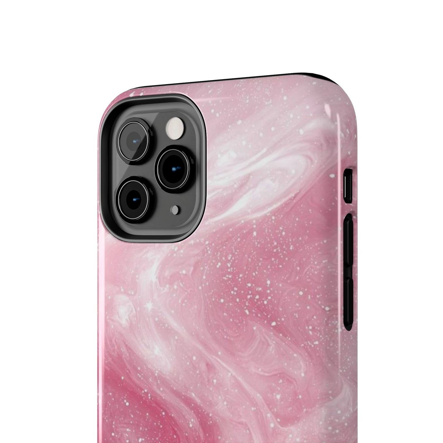 Stylish Tough Phone Cases - Pink Marble Design, Phone Cover for Women, Durable Protection, Trendy Gift, Birthday Present, Everyday Use
