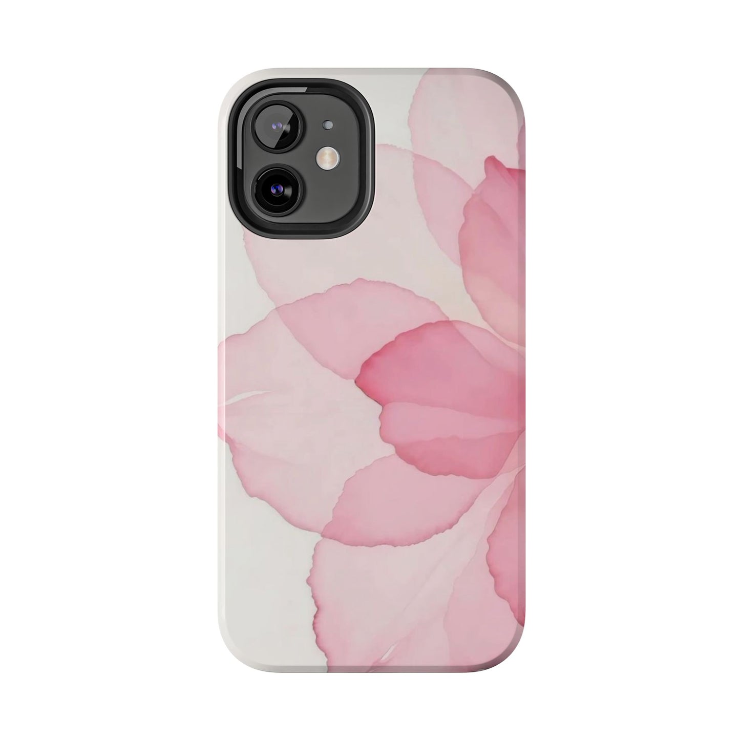 Floral Tough Phone Cases, Durable Phone Cover, Pink Flower Design, Gift for Her, Elegant Phone Accessory, Protect Your Phone