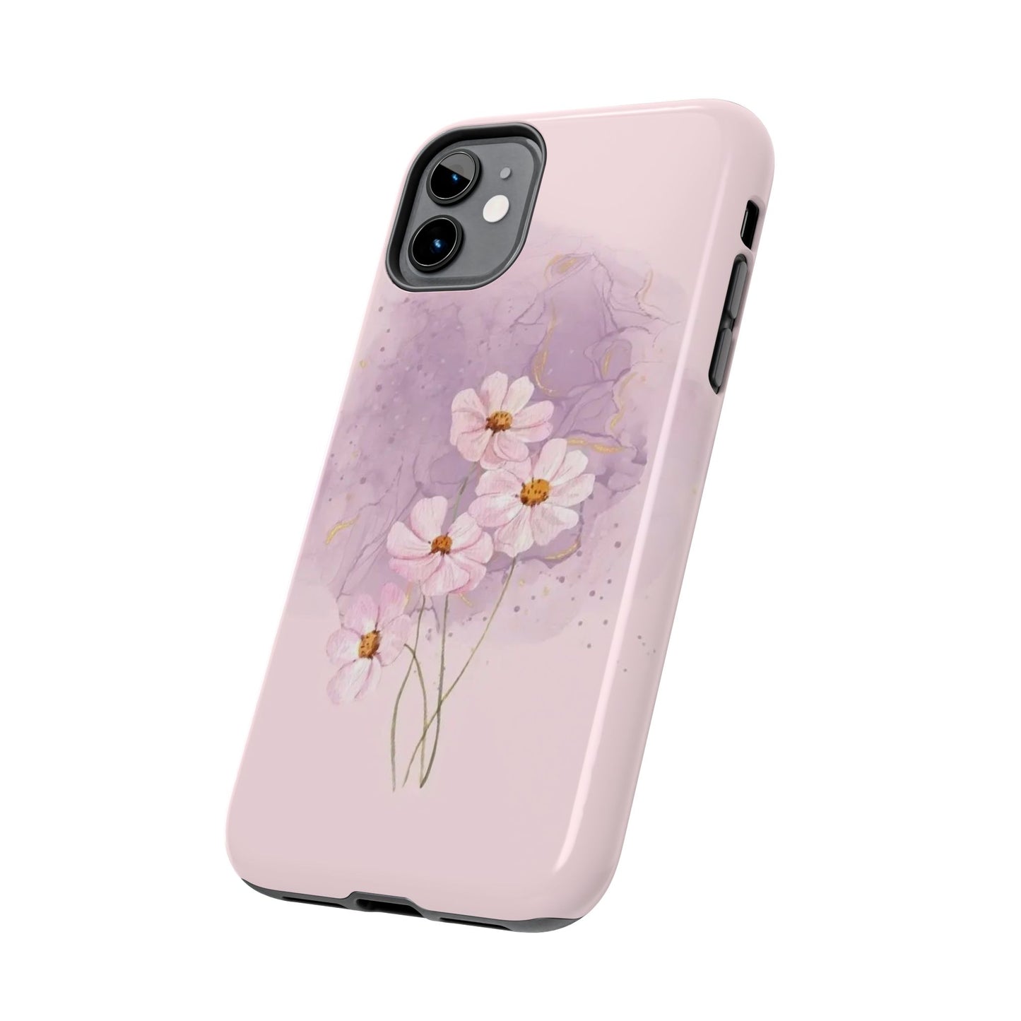 Floral Tough Phone Cases, Protective Phone Cover, Flower Design Case, Stylish Gift for Her, Mother’s Day, Birthday Present