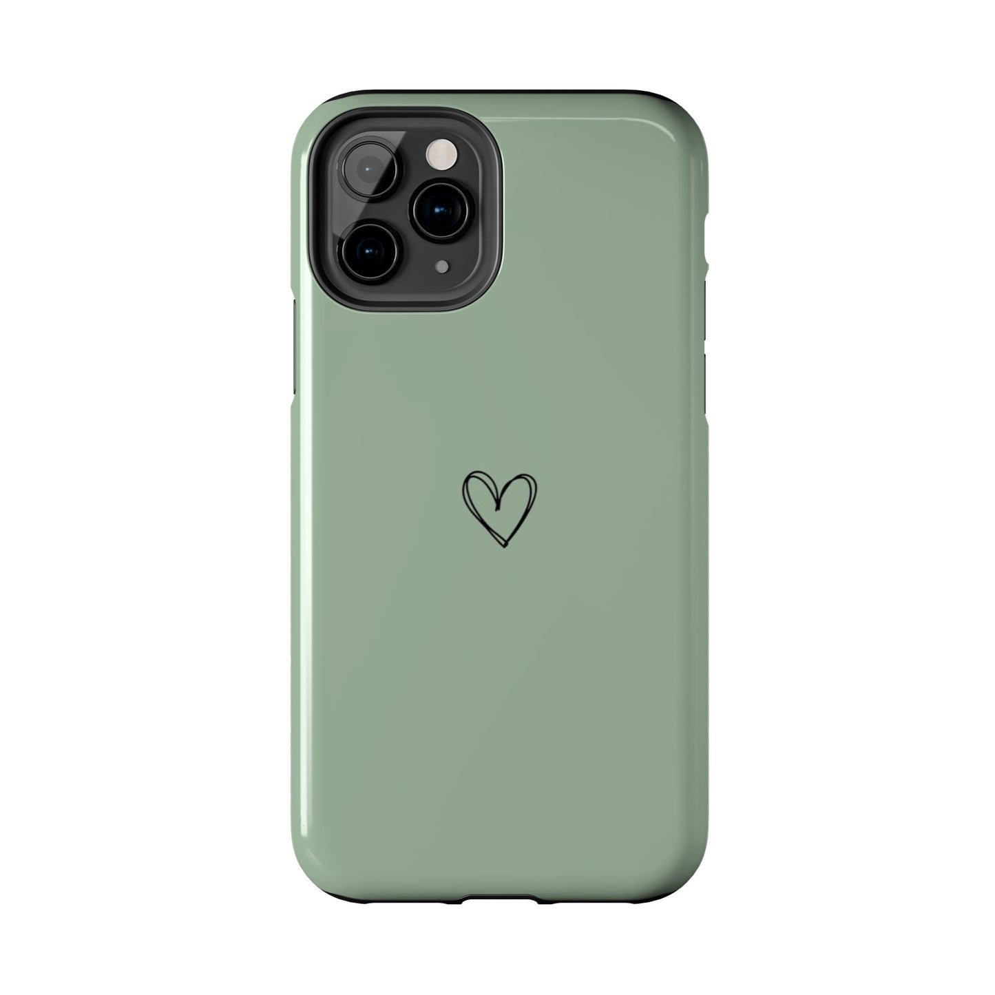 Stylish Tough Phone Cases with Heart Design, Cute Mobile Covers, Unique Gifts for Him/Her, Durable Accessories, Birthday/Friends/Valentine's