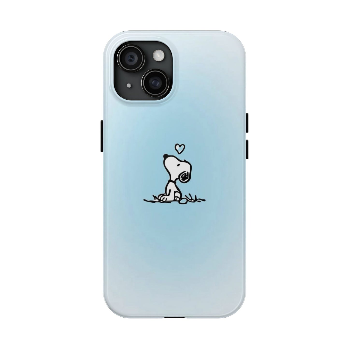 Snoopy Love Tough Phone Cases, Durable Phone Covers for Dog Lovers, Cute Gift for Birthdays, Valentine's Day, Pet Enthusiasts