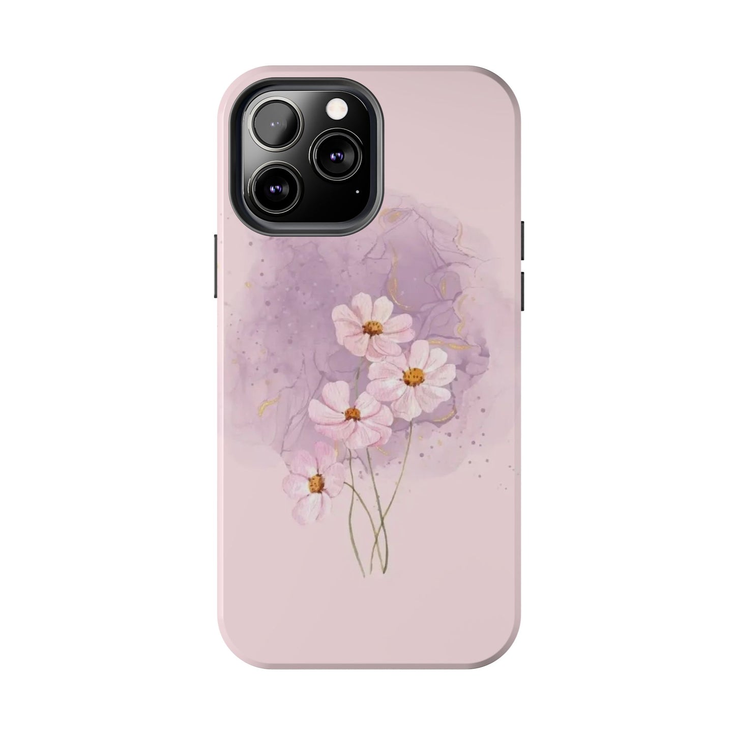 Floral Tough Phone Cases, Protective Phone Cover, Flower Design Case, Stylish Gift for Her, Mother’s Day, Birthday Present