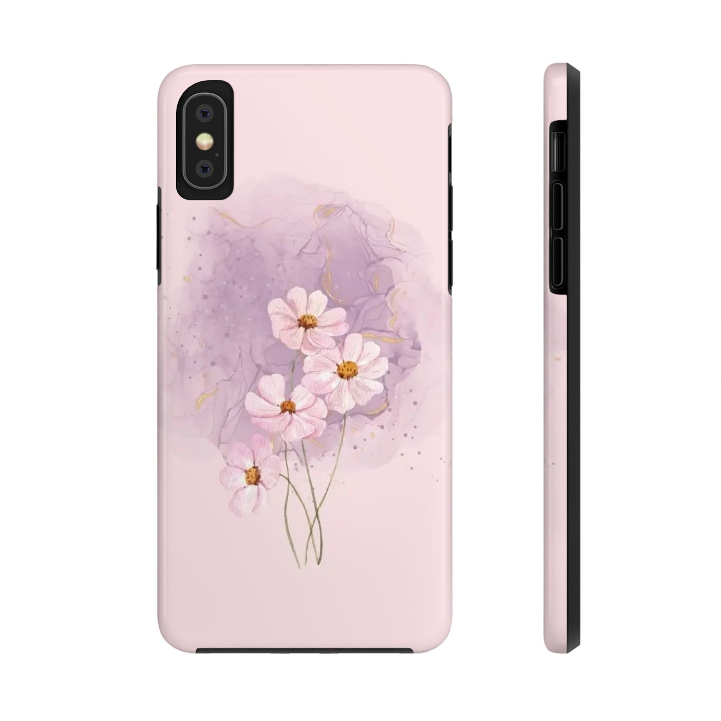 Floral Tough Phone Cases, Protective Phone Cover, Flower Design Case, Stylish Gift for Her, Mother’s Day, Birthday Present