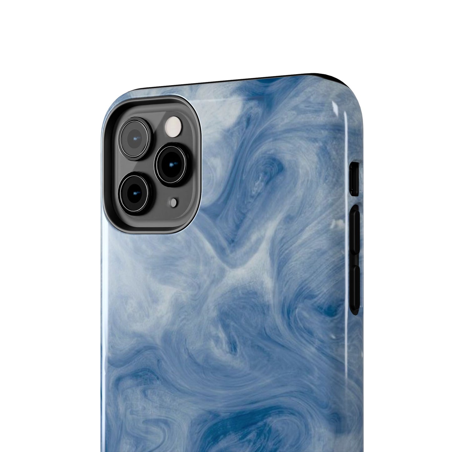 Marble Blue Tough Phone Cases, Phone Protection, Unique Design, Fashion Accessory, Gift for Her, Trendy Smartphone Cover