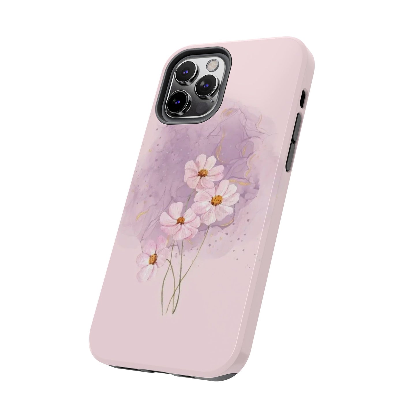 Floral Tough Phone Cases, Protective Phone Cover, Flower Design Case, Stylish Gift for Her, Mother’s Day, Birthday Present