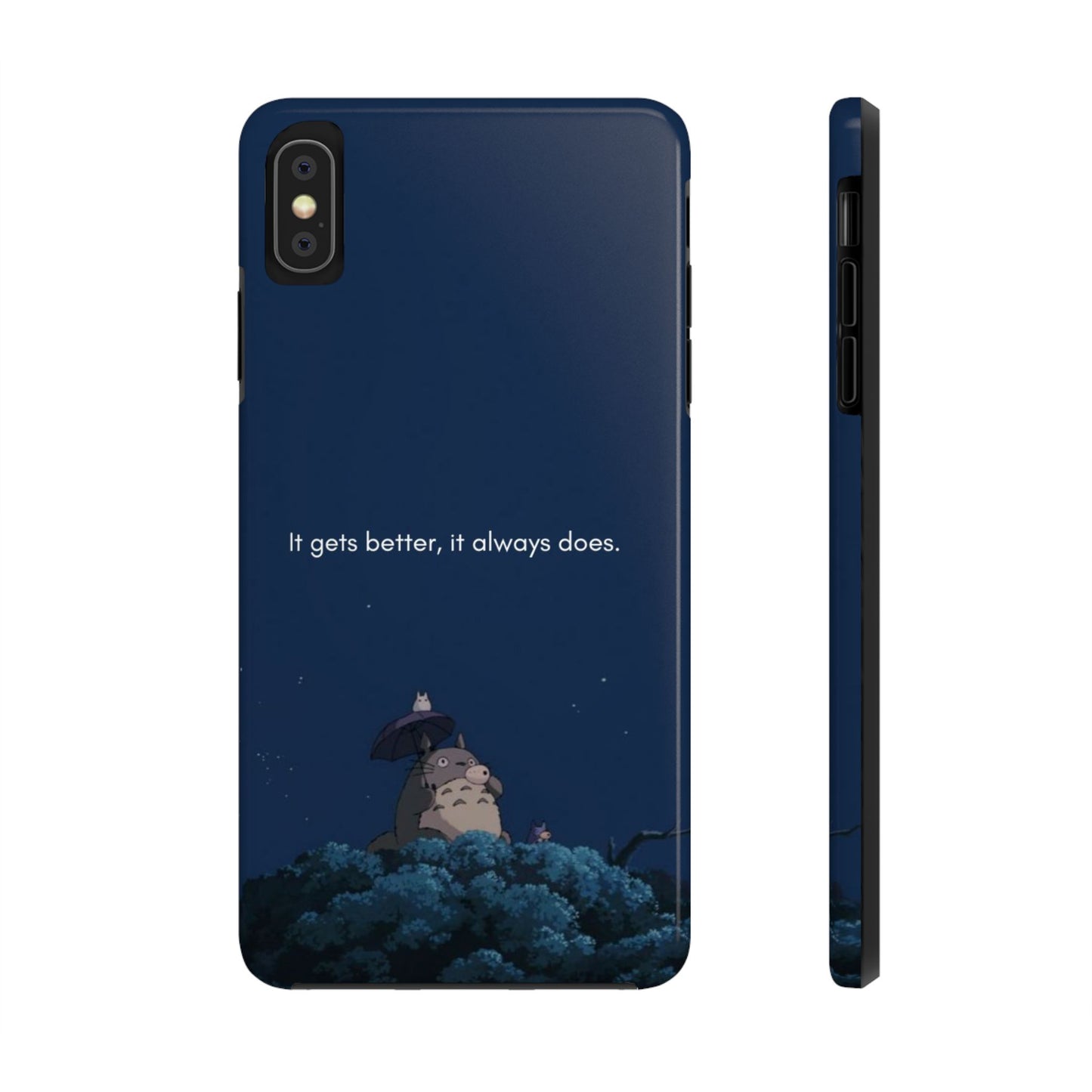 Motivational Tough Phone Cases, Anime-inspired Phone Case, Unique Gift for Friends, Phone Accessory, Encouraging Quote