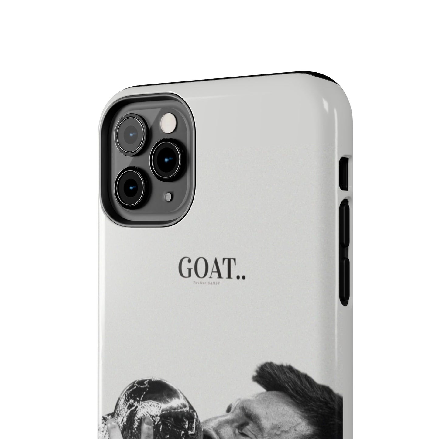 Soccer GOAT Phone Case, Tough Phone Case, Sports Accessory, Gift for Soccer Fans, Mens Birthday Gift, Unique Phone Cover