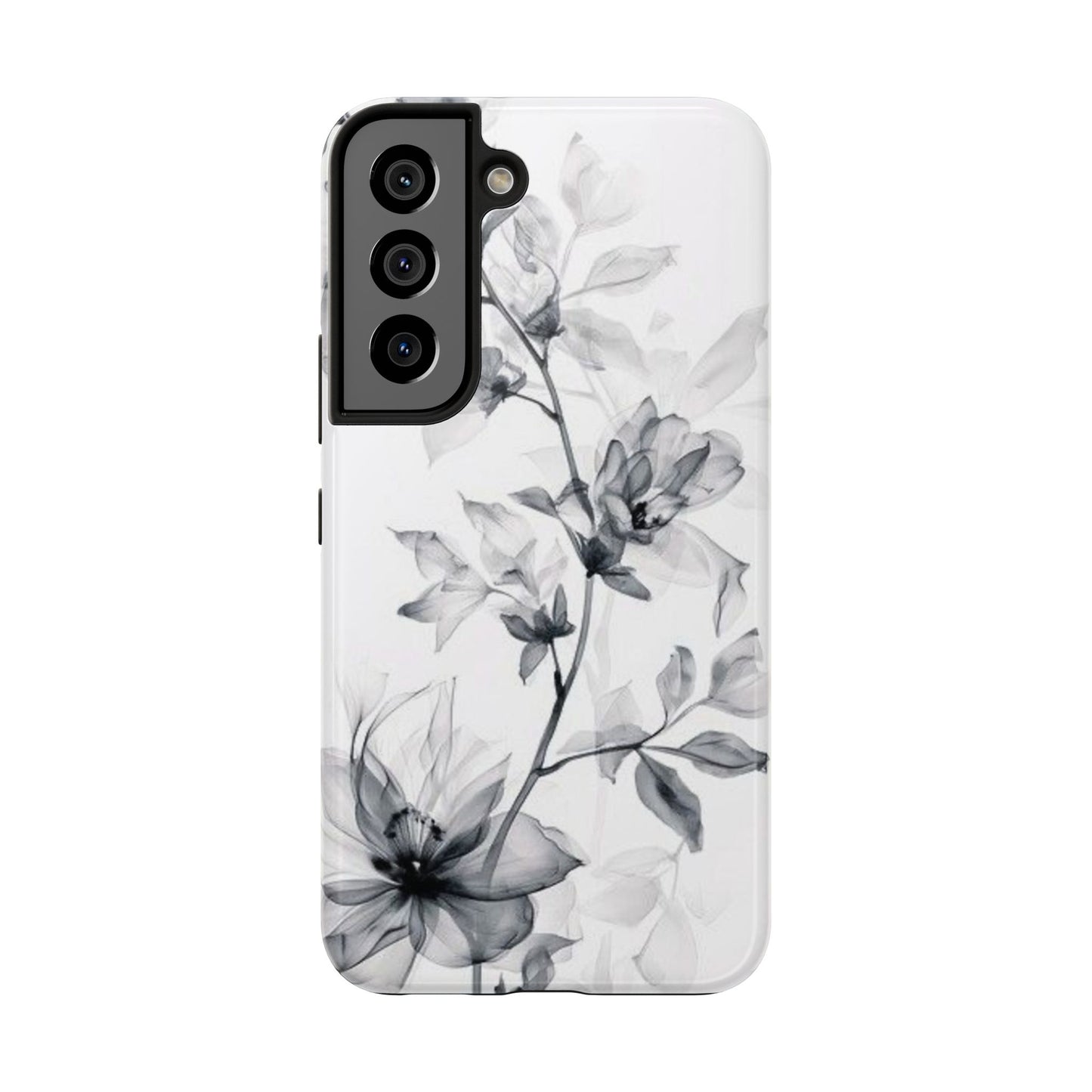 Elegant Floral Tough Phone Cases, Durable Phone Cover, Gift for Her, Protective Case, Floral Design, Stylish Accessory