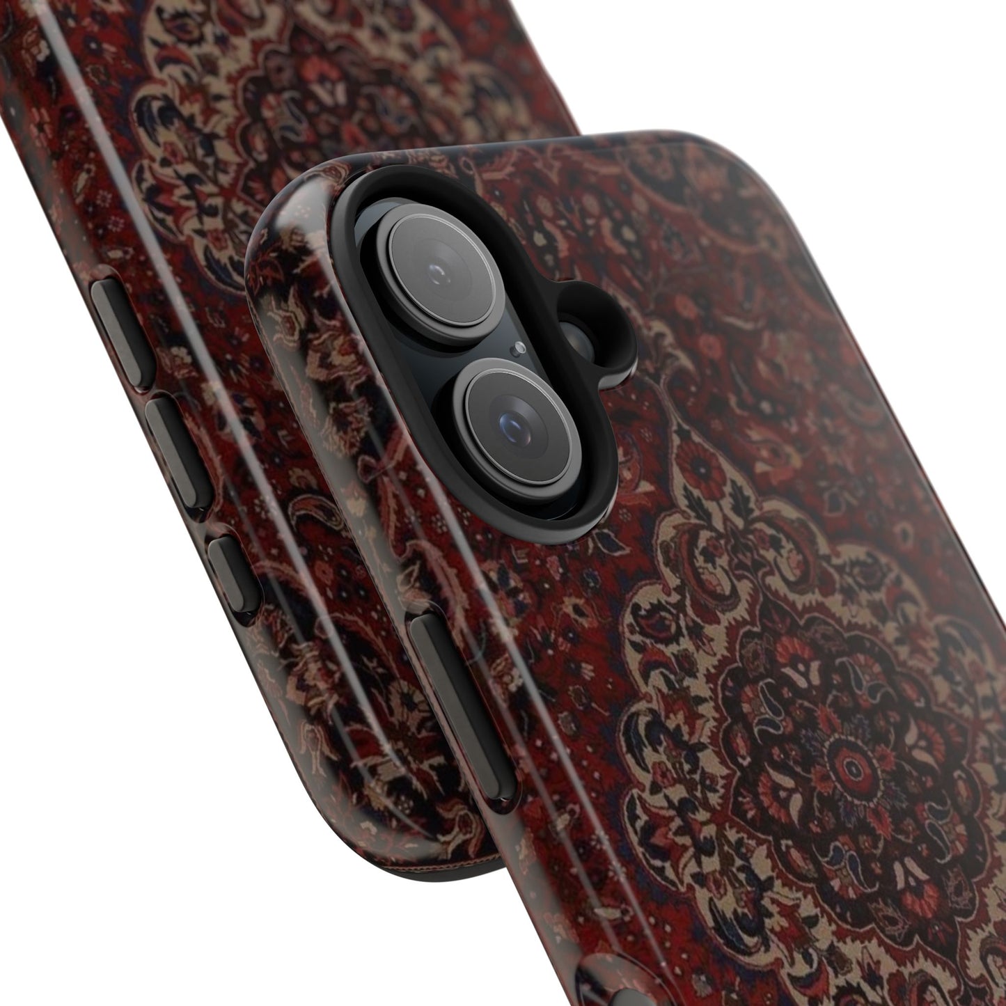 Bohemian Rug Pattern Tough Phone Case, Boho Chic Accessory, Stylish Phone Protection, Unique Gift Idea, Trendy Tech Gear