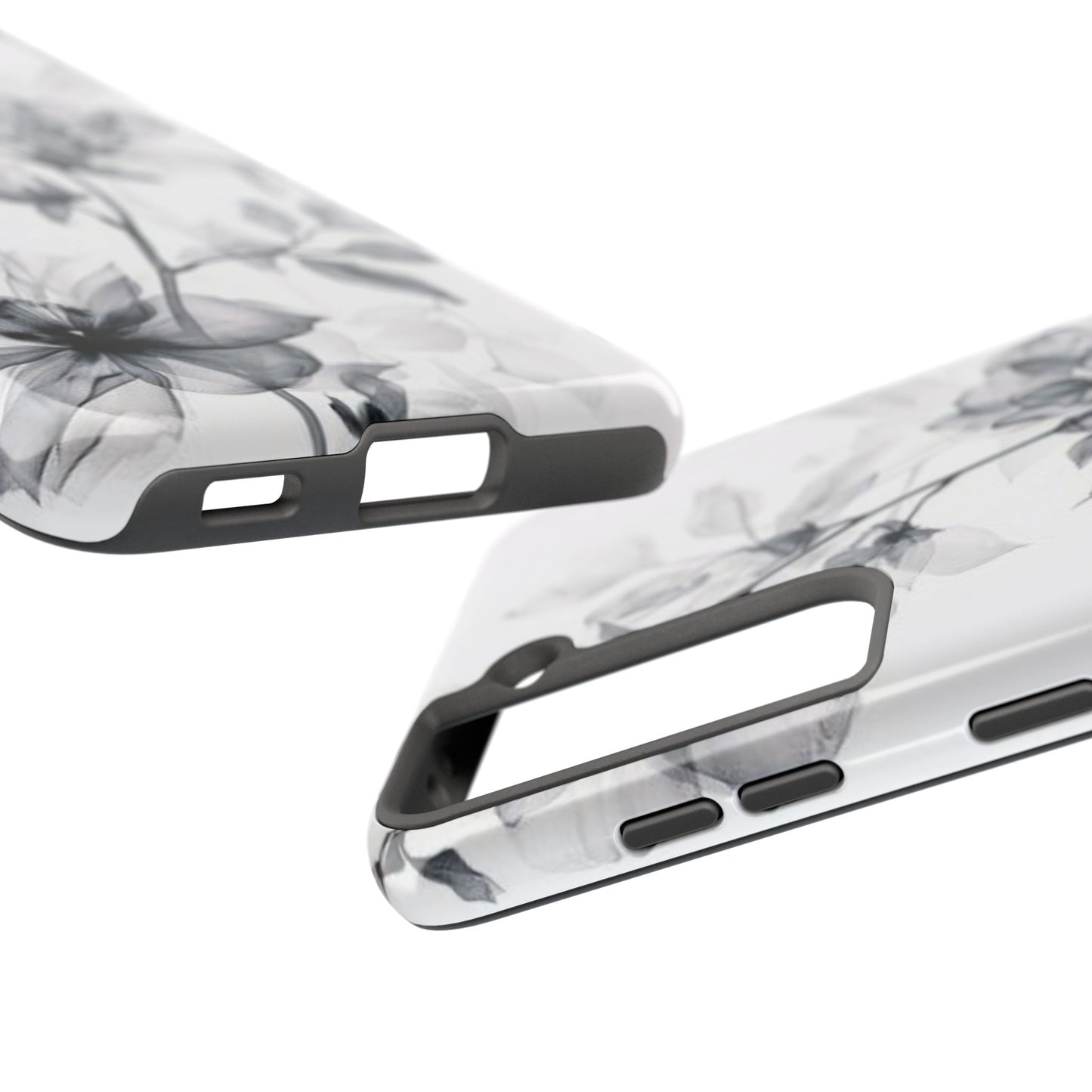 Elegant Floral Tough Phone Cases, Durable Phone Cover, Gift for Her, Protective Case, Floral Design, Stylish Accessory
