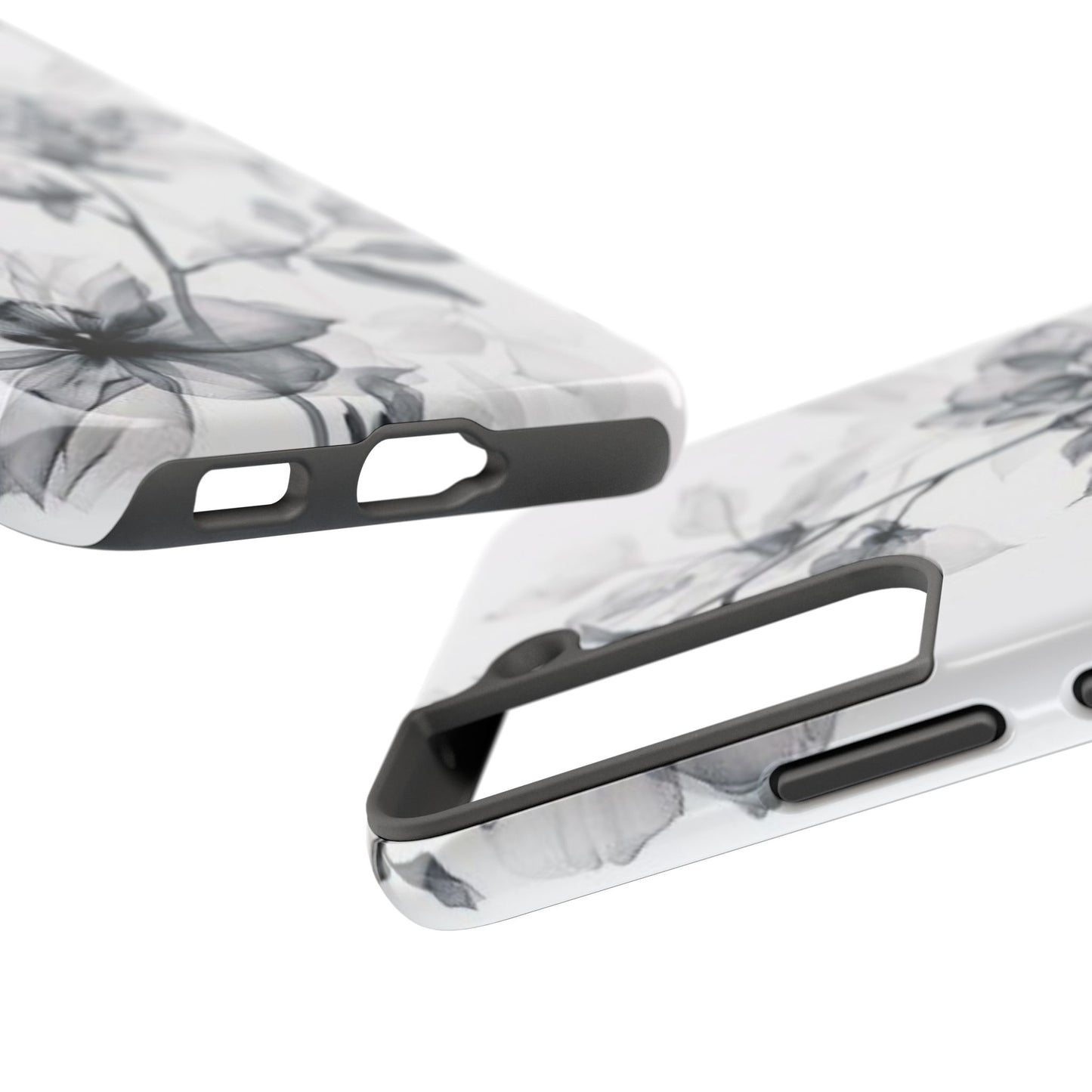 Elegant Floral Tough Phone Cases, Durable Phone Cover, Gift for Her, Protective Case, Floral Design, Stylish Accessory