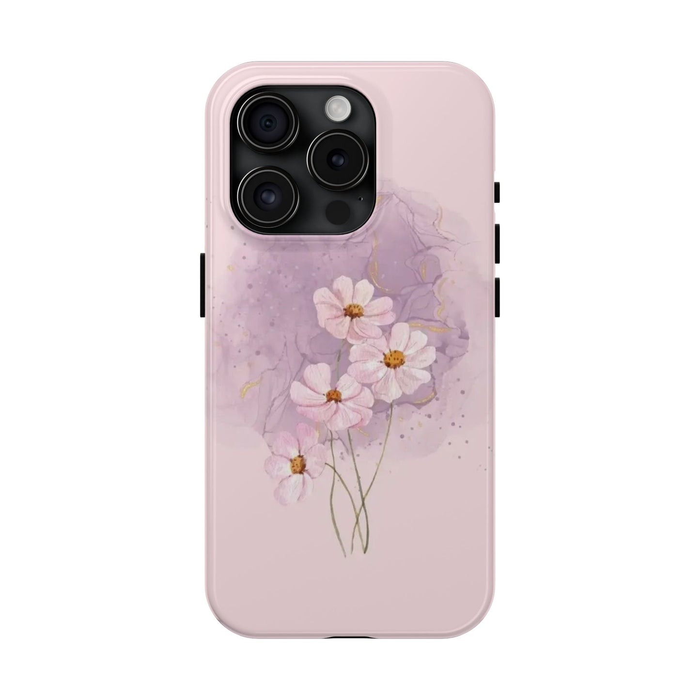 Floral Tough Phone Cases, Protective Phone Cover, Flower Design Case, Stylish Gift for Her, Mother’s Day, Birthday Present