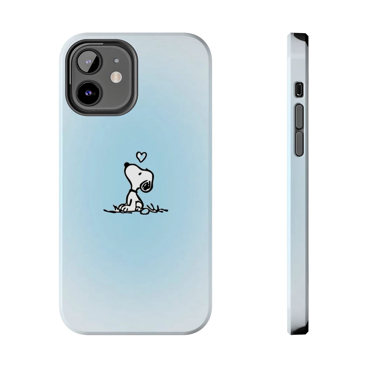 Snoopy Love Tough Phone Cases, Durable Phone Covers for Dog Lovers, Cute Gift for Birthdays, Valentine's Day, Pet Enthusiasts