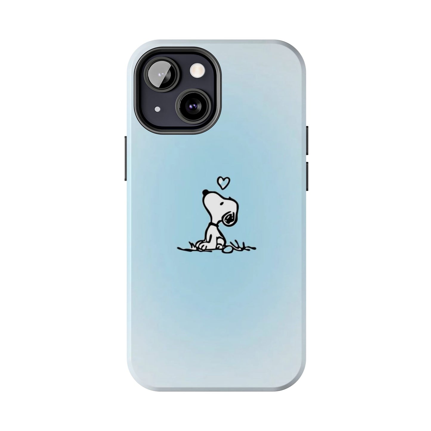 Snoopy Love Tough Phone Cases, Durable Phone Covers for Dog Lovers, Cute Gift for Birthdays, Valentine's Day, Pet Enthusiasts