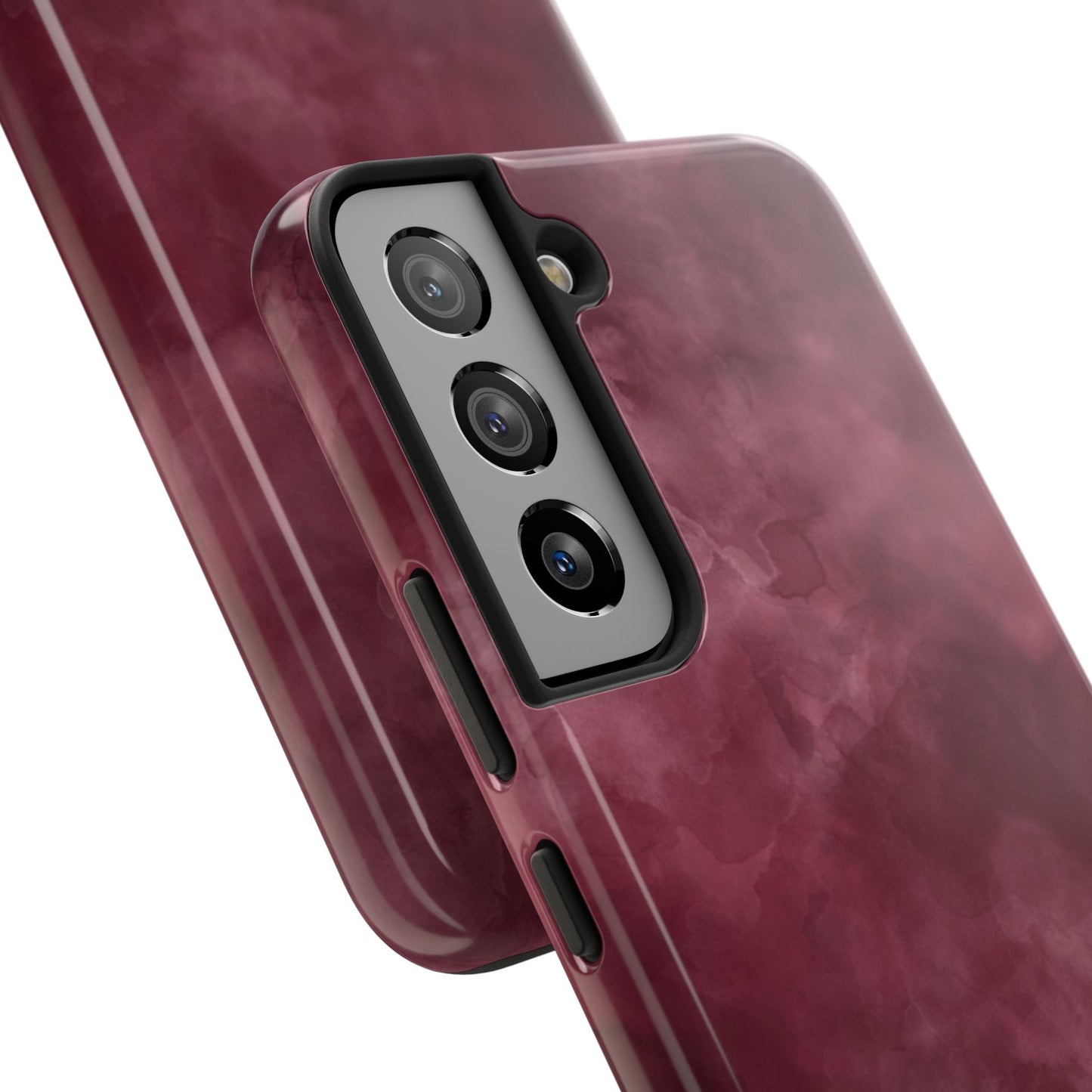 Elegant Burgundy Tough Phone Cases, Stylish Phone Cover, Durable Phone Protector, Unique Gift, Trendy Tech Accessories
