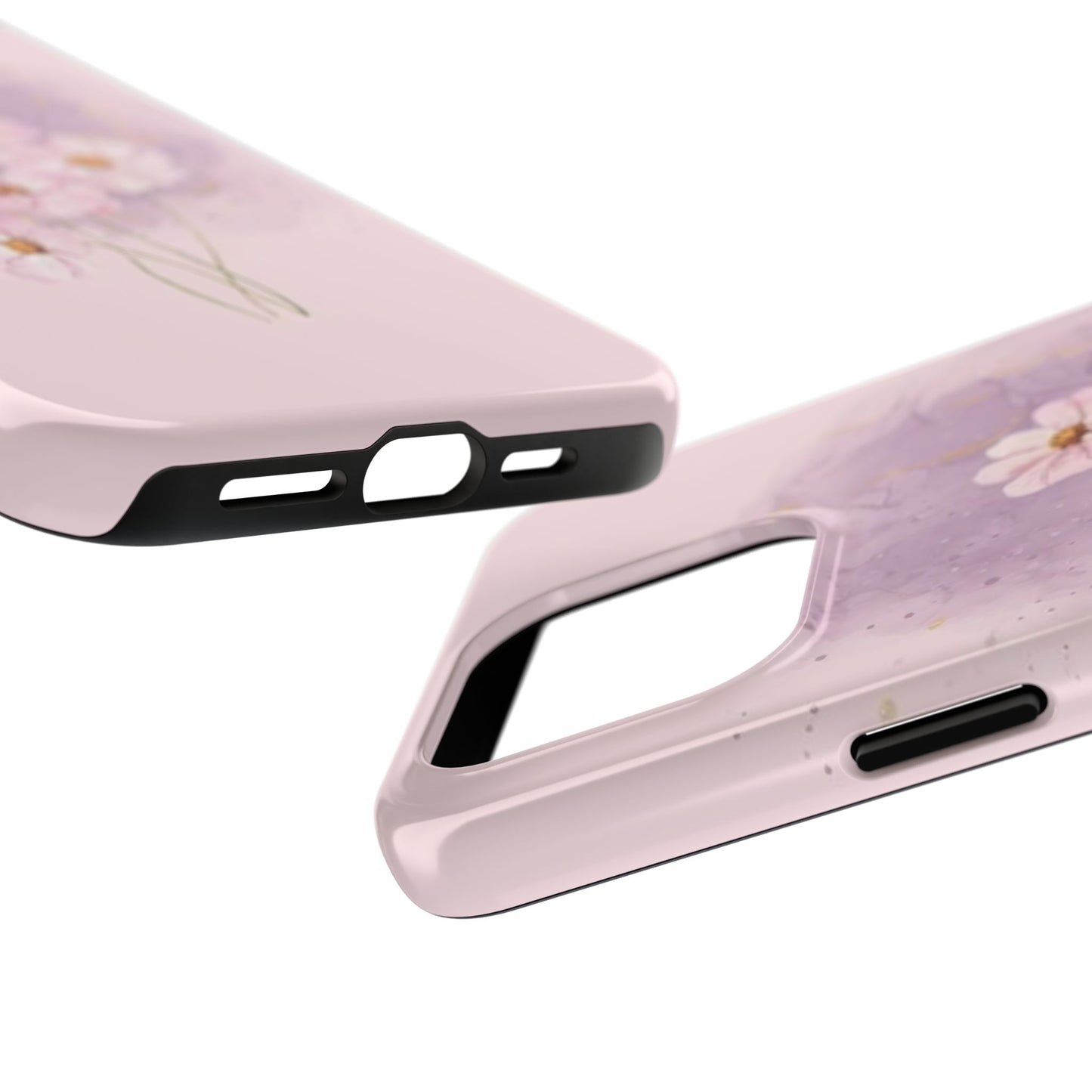 Floral Tough Phone Cases, Protective Phone Cover, Flower Design Case, Stylish Gift for Her, Mother’s Day, Birthday Present