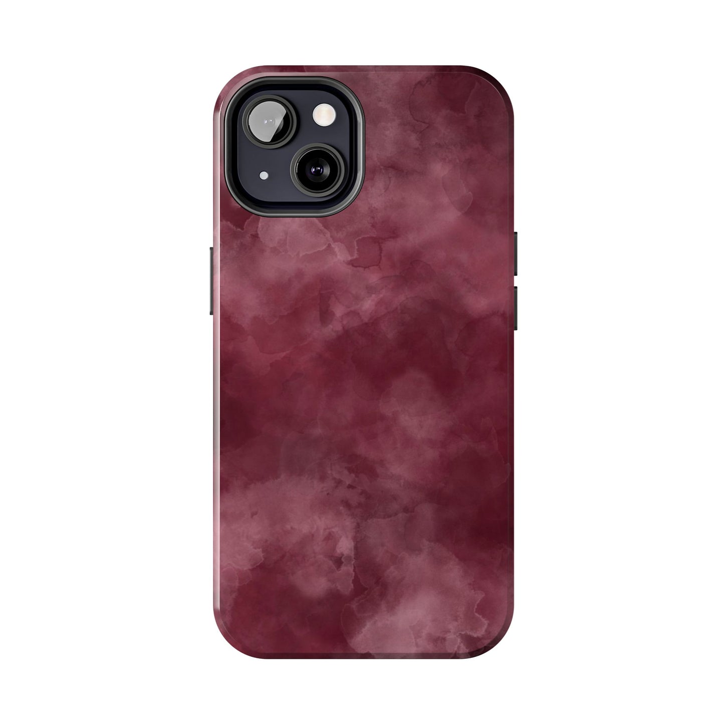 Elegant Burgundy Tough Phone Cases, Stylish Phone Cover, Durable Phone Protector, Unique Gift, Trendy Tech Accessories