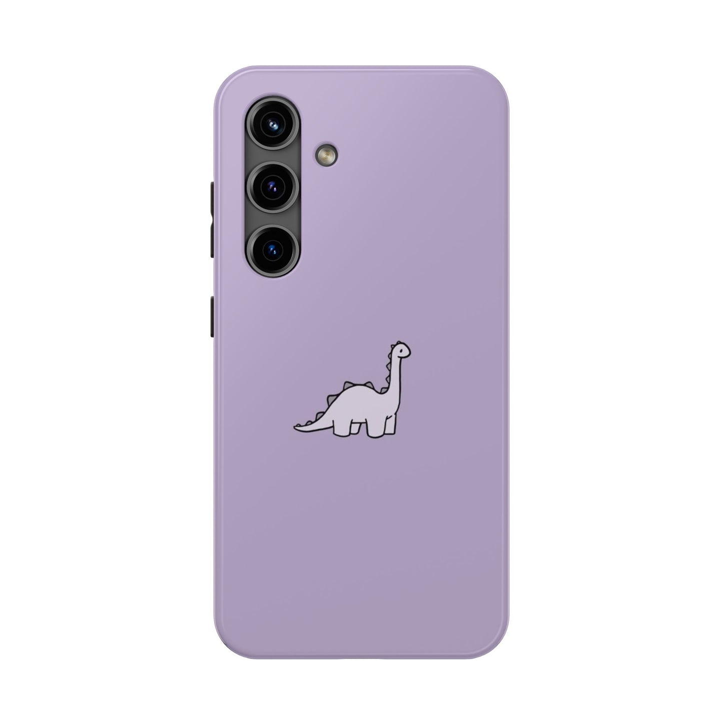 Cute Dinosaur Tough Phone Cases, Kid-Friendly Phone Covers, Dinosaur Gifts for Kids, Purple Phone Accessories, Durable Cases