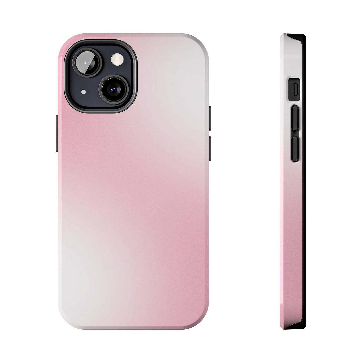Stylish Tough Phone Cases, Durable Phone Covers, Pink Gradient Phone Case, Gift for Her, Trendy Phone Accessories
