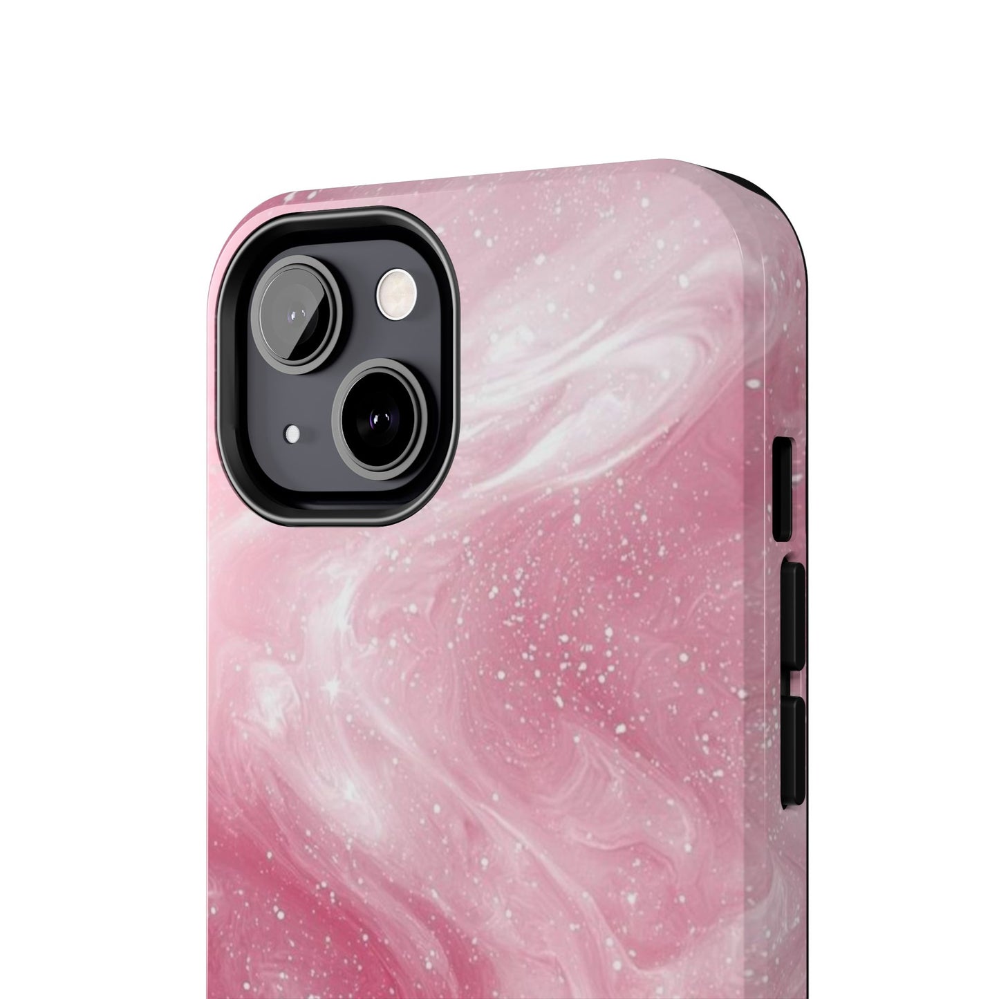 Stylish Tough Phone Cases - Pink Marble Design, Phone Cover for Women, Durable Protection, Trendy Gift, Birthday Present, Everyday Use
