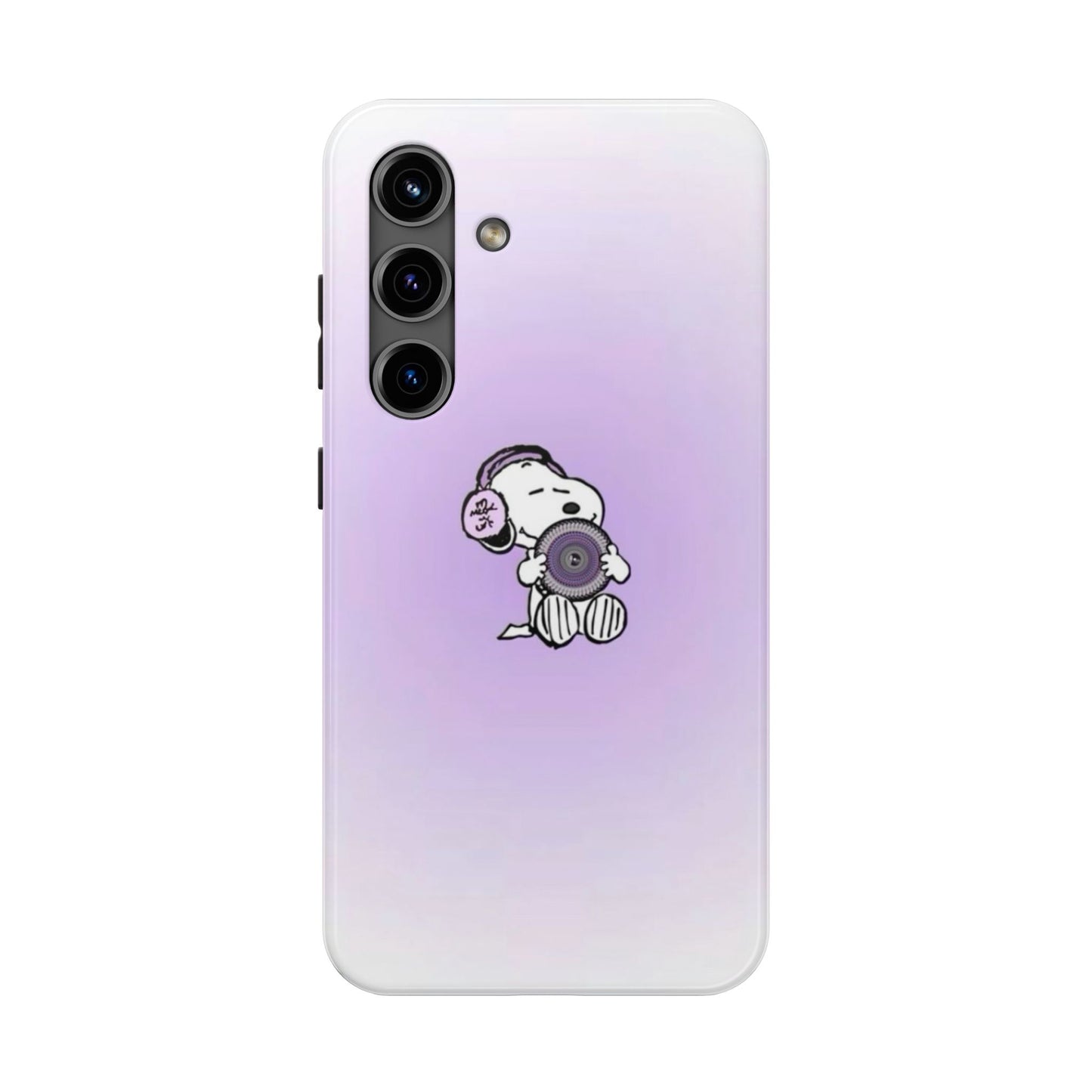 Snoopy Music Lover Phone Case, Cute Tough Phone Case, Gifts for Music Lovers, Cartoon Phone Covers, Vibrant Phone Accessories
