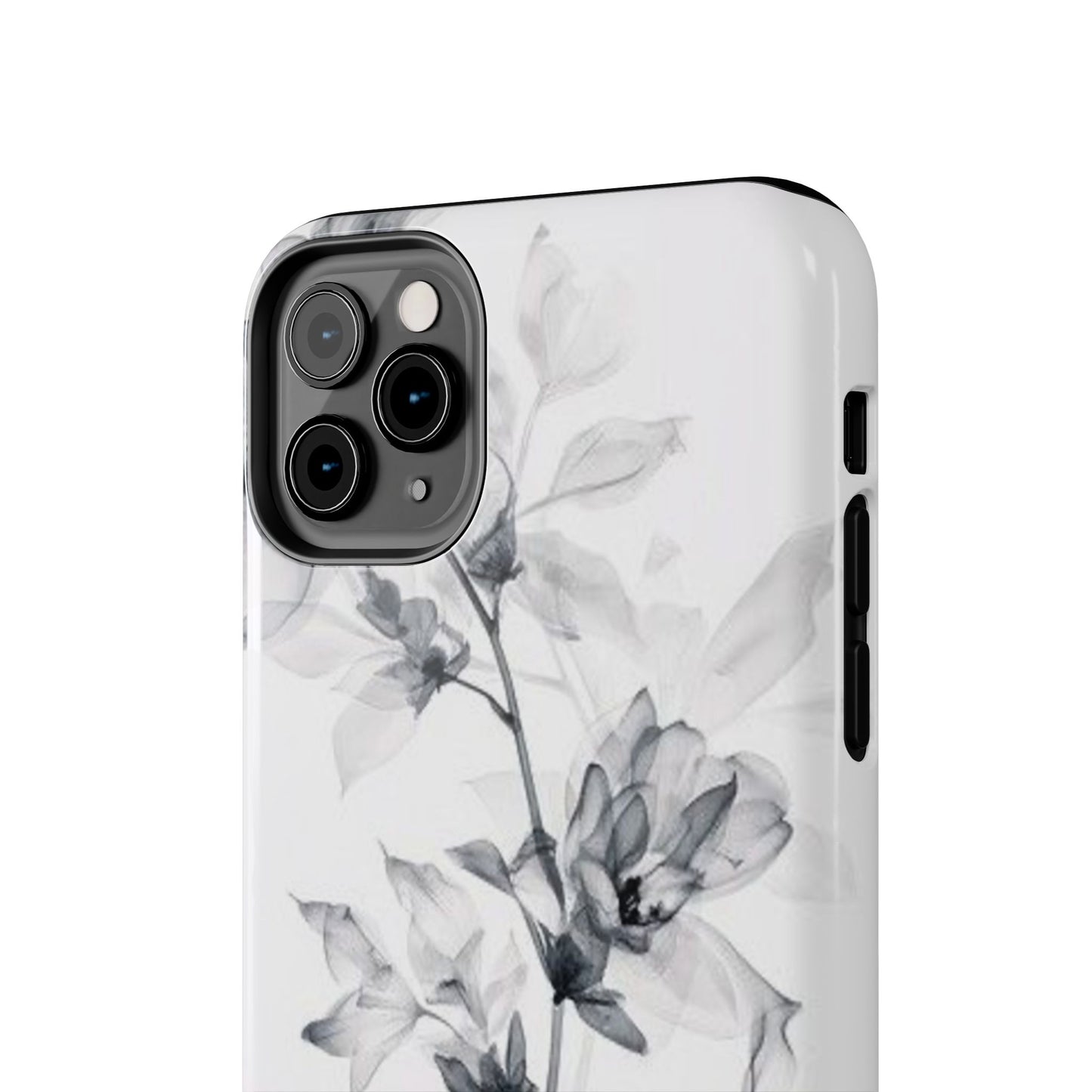 Elegant Floral Tough Phone Cases, Durable Phone Cover, Gift for Her, Protective Case, Floral Design, Stylish Accessory