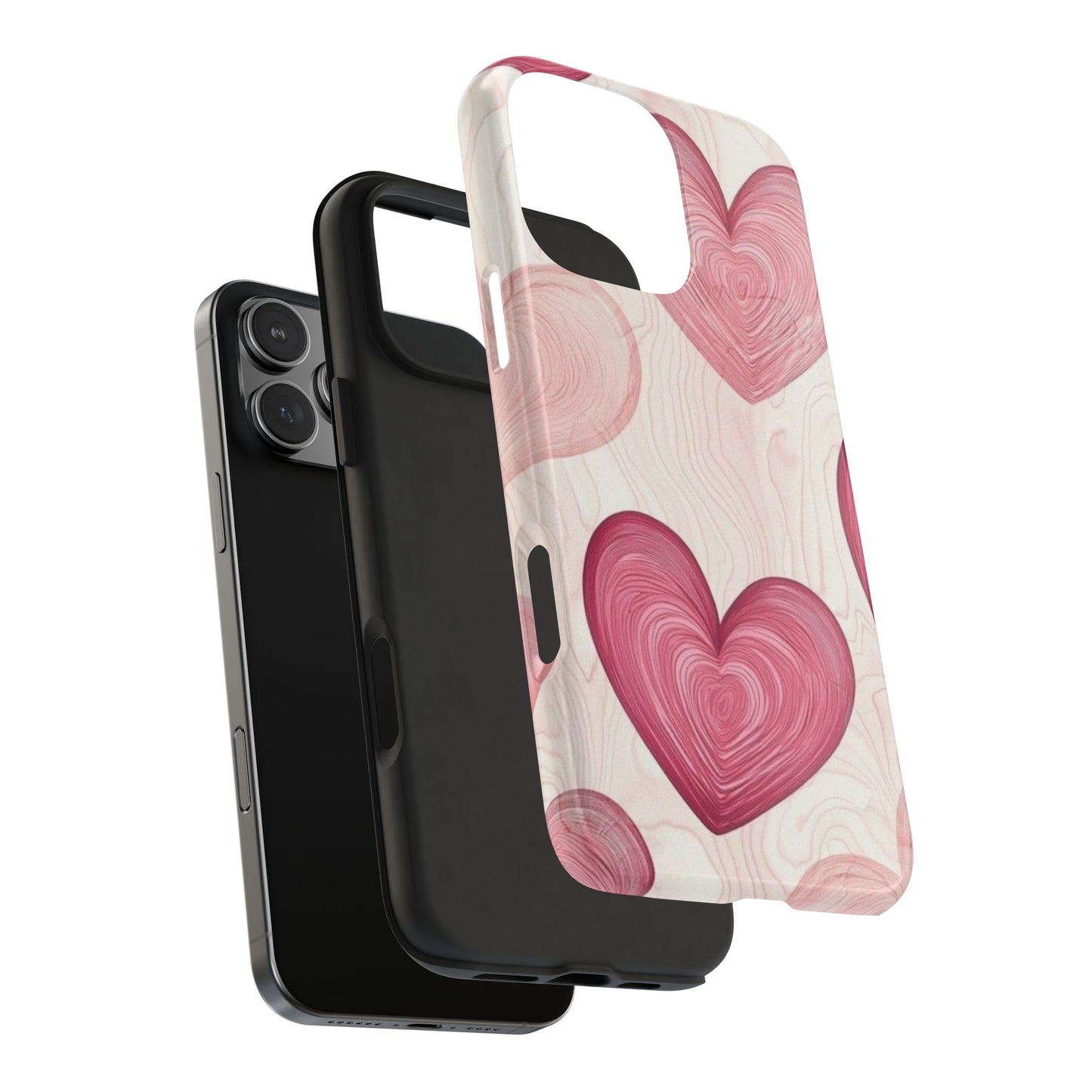 Romantic Heart Phone Cases - Cute, Durable Covers for Valentine's Day, Gift for Her, Love Decor, Phone Accessories