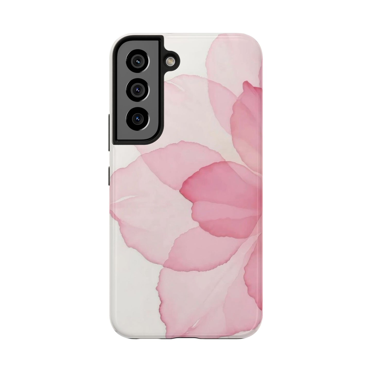 Floral Tough Phone Cases, Durable Phone Cover, Pink Flower Design, Gift for Her, Elegant Phone Accessory, Protect Your Phone