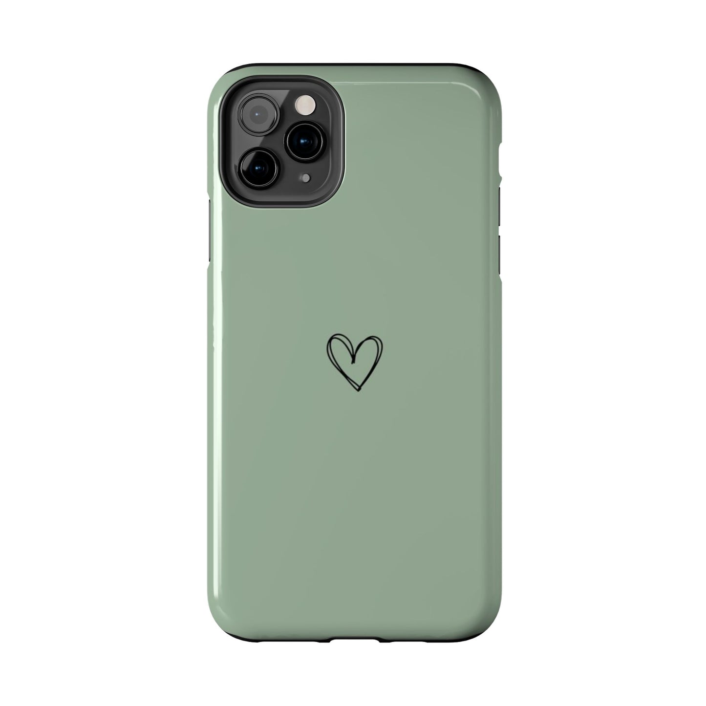 Stylish Tough Phone Cases with Heart Design, Cute Mobile Covers, Unique Gifts for Him/Her, Durable Accessories, Birthday/Friends/Valentine's