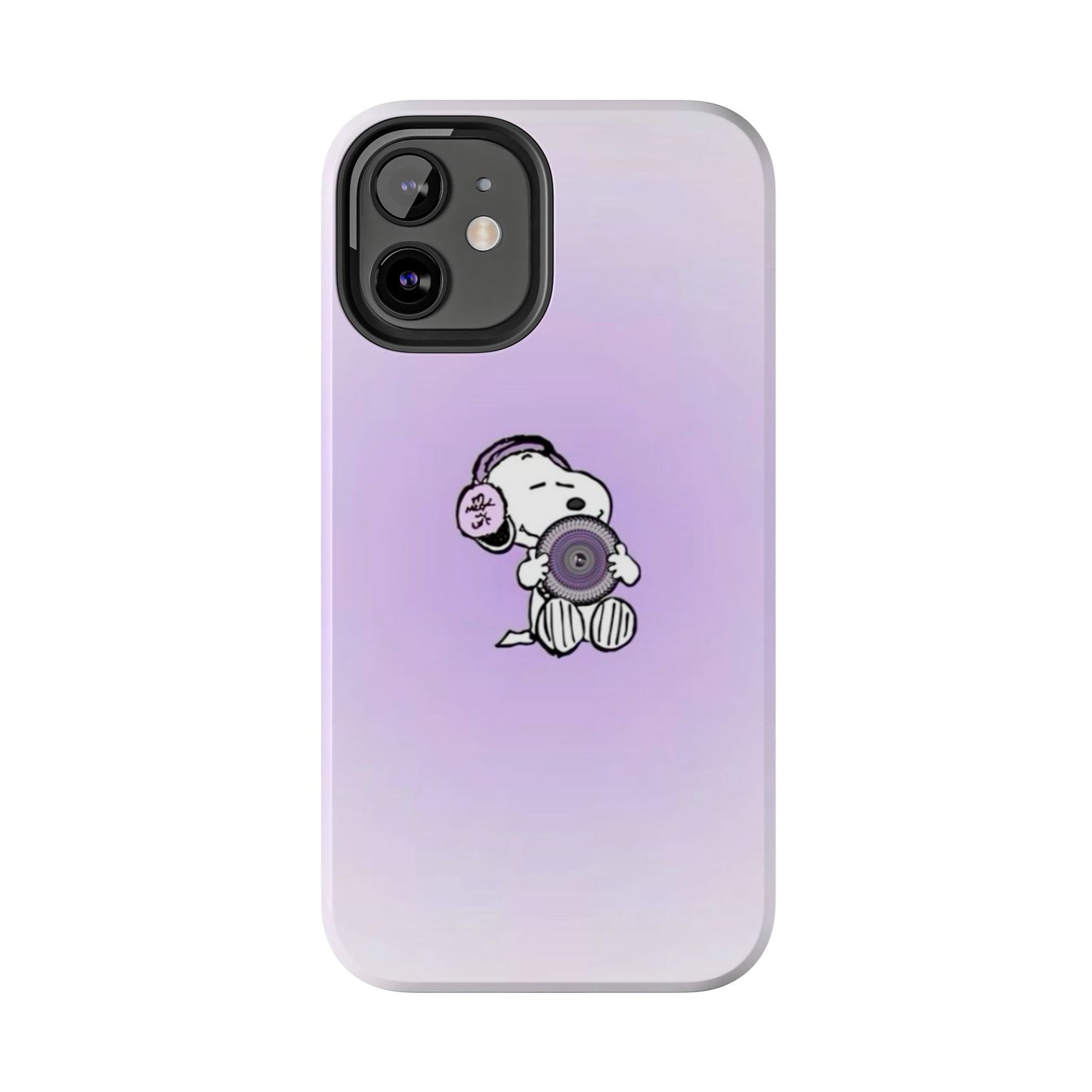 Snoopy Music Lover Phone Case, Cute Tough Phone Case, Gifts for Music Lovers, Cartoon Phone Covers, Vibrant Phone Accessories