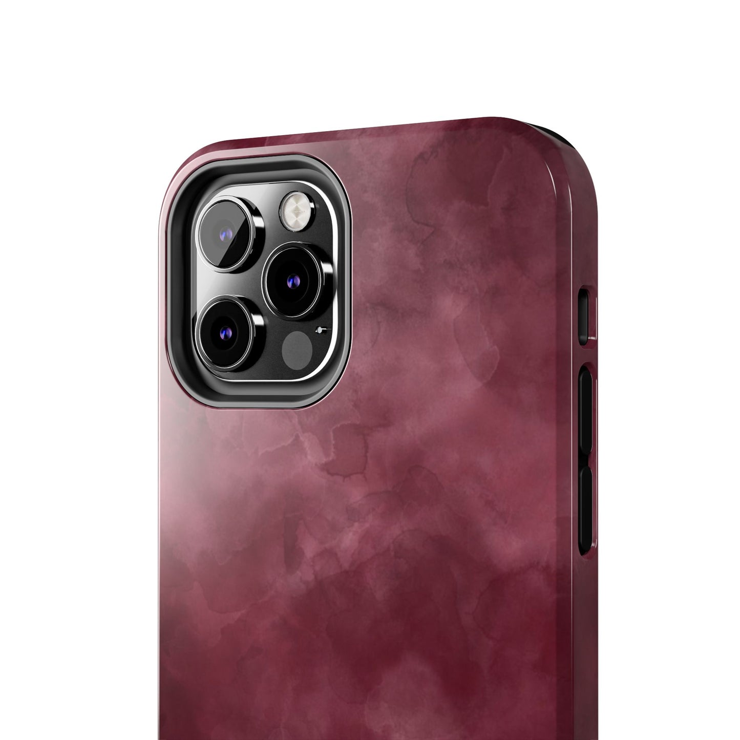 Elegant Burgundy Tough Phone Cases, Stylish Phone Cover, Durable Phone Protector, Unique Gift, Trendy Tech Accessories