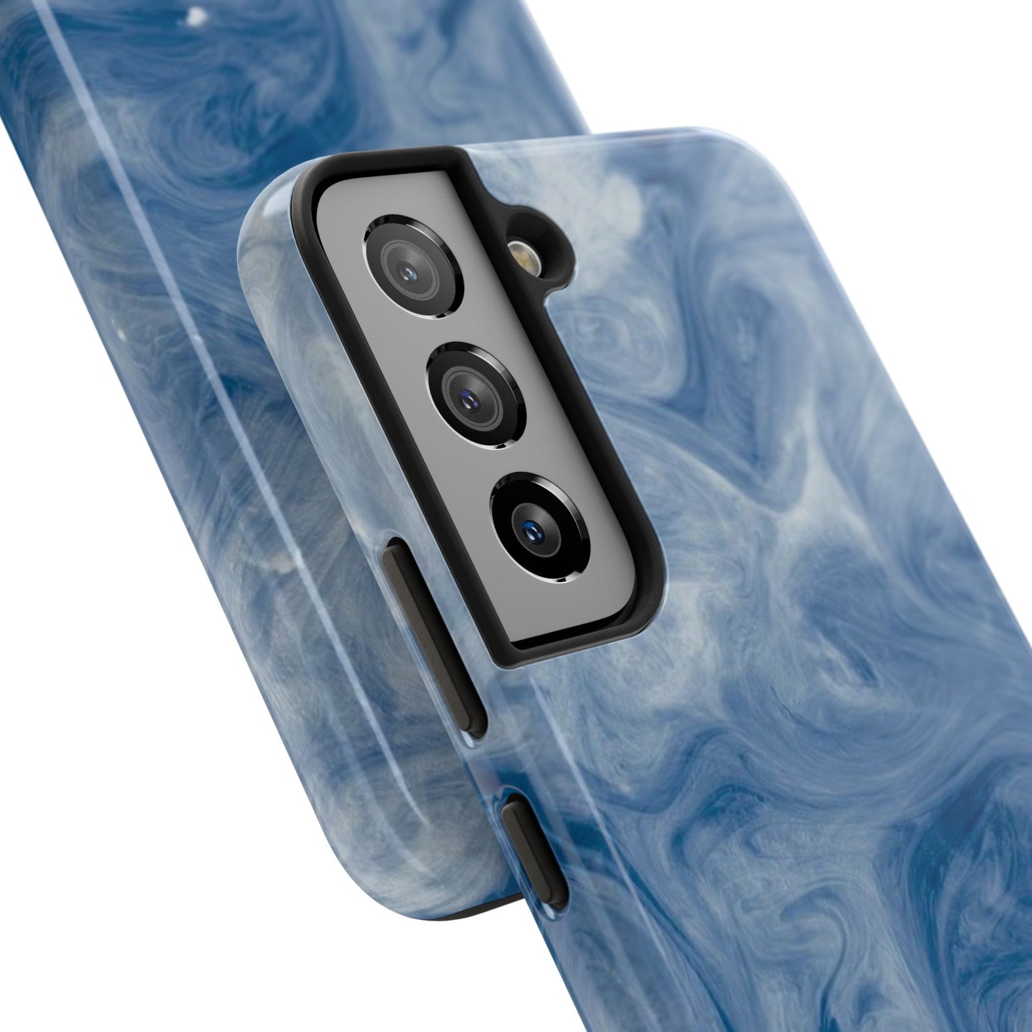 Marble Blue Tough Phone Cases, Phone Protection, Unique Design, Fashion Accessory, Gift for Her, Trendy Smartphone Cover