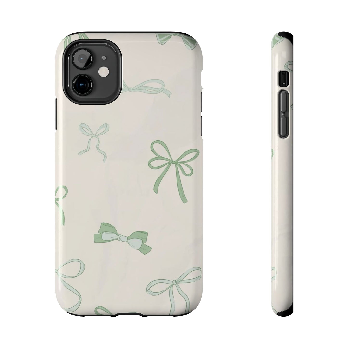 Delicate Bow Phone Cases, Floral Phone Covers, Cute Tech Accessories, Gift for Her, Pastel Aesthetic, Birthday Gifts