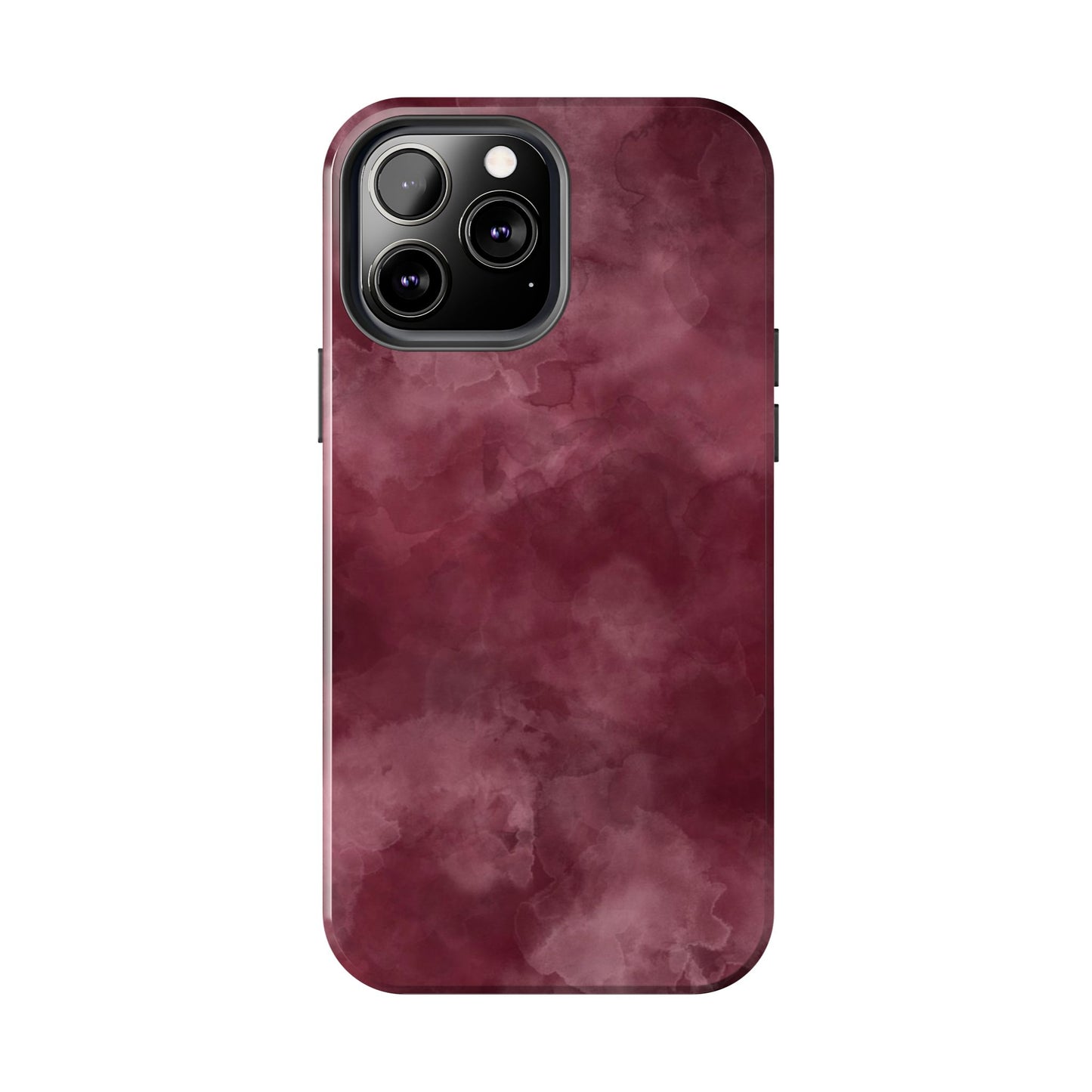Elegant Burgundy Tough Phone Cases, Stylish Phone Cover, Durable Phone Protector, Unique Gift, Trendy Tech Accessories