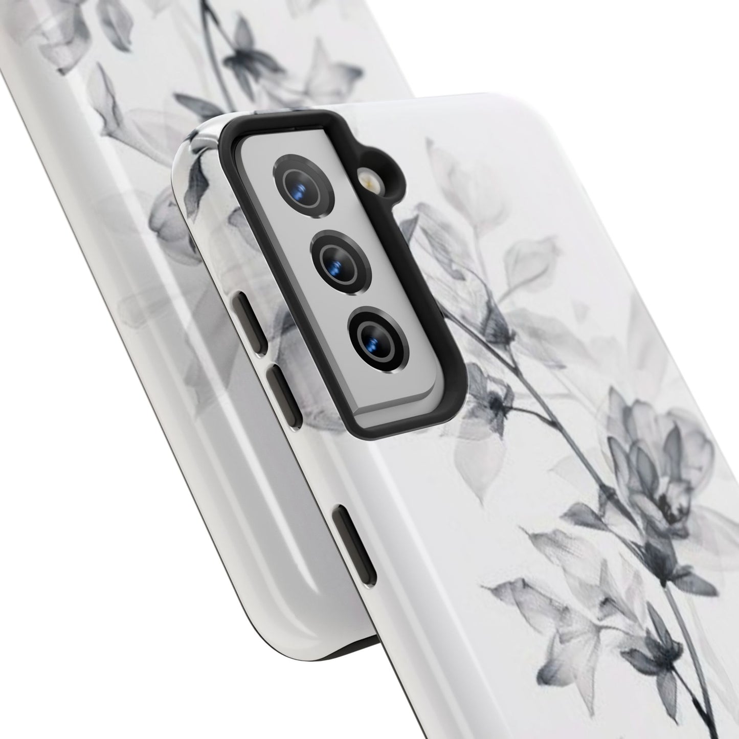 Elegant Floral Tough Phone Cases, Durable Phone Cover, Gift for Her, Protective Case, Floral Design, Stylish Accessory