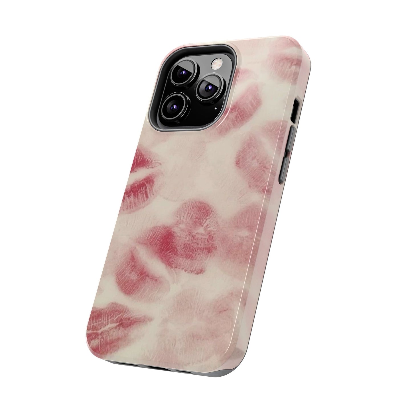Stylish Kiss Print Phone Cases | Chic Mobile Covers for Trendy Users, Gift for Her, Protective Case, Birthday Present, Valentine's Day