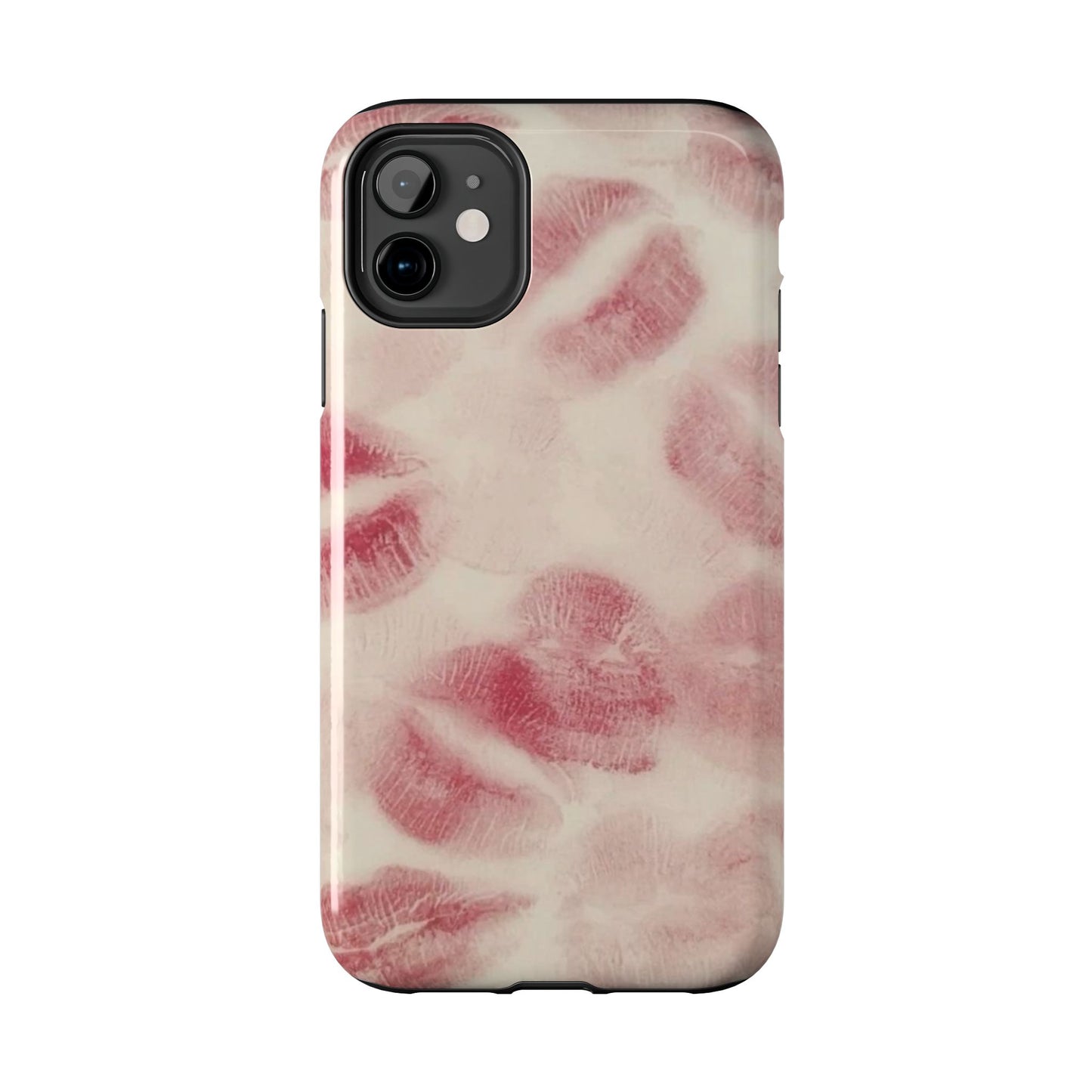 Stylish Kiss Print Phone Cases | Chic Mobile Covers for Trendy Users, Gift for Her, Protective Case, Birthday Present, Valentine's Day
