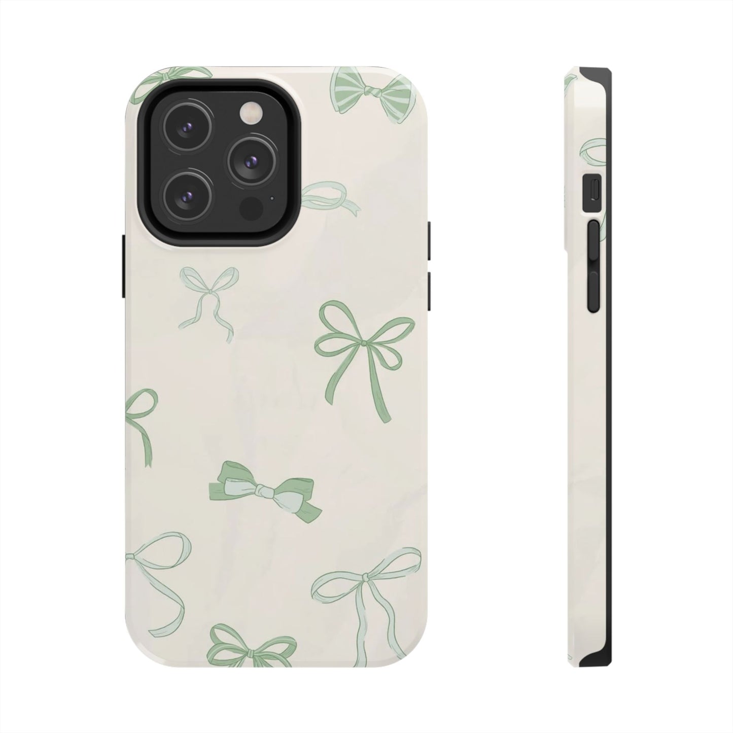 Delicate Bow Phone Cases, Floral Phone Covers, Cute Tech Accessories, Gift for Her, Pastel Aesthetic, Birthday Gifts