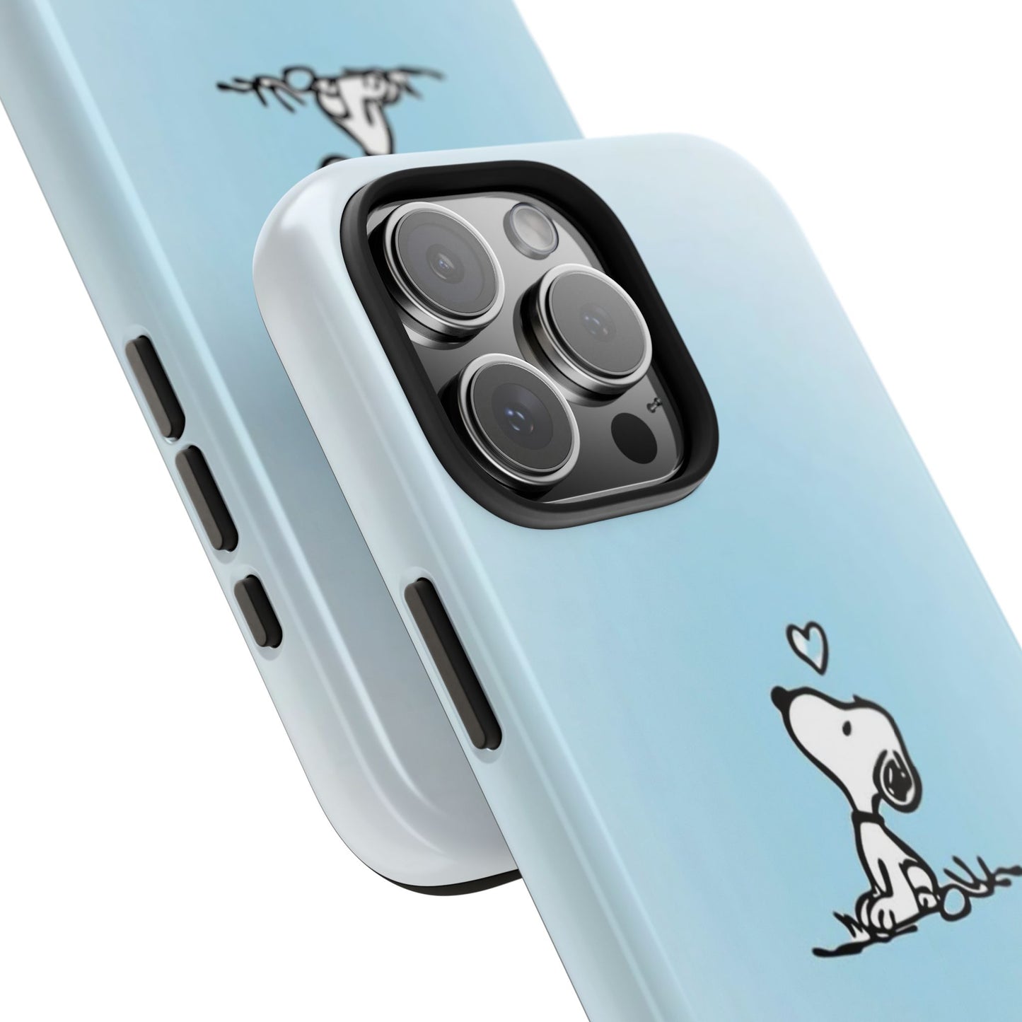 Snoopy Love Tough Phone Cases, Durable Phone Covers for Dog Lovers, Cute Gift for Birthdays, Valentine's Day, Pet Enthusiasts
